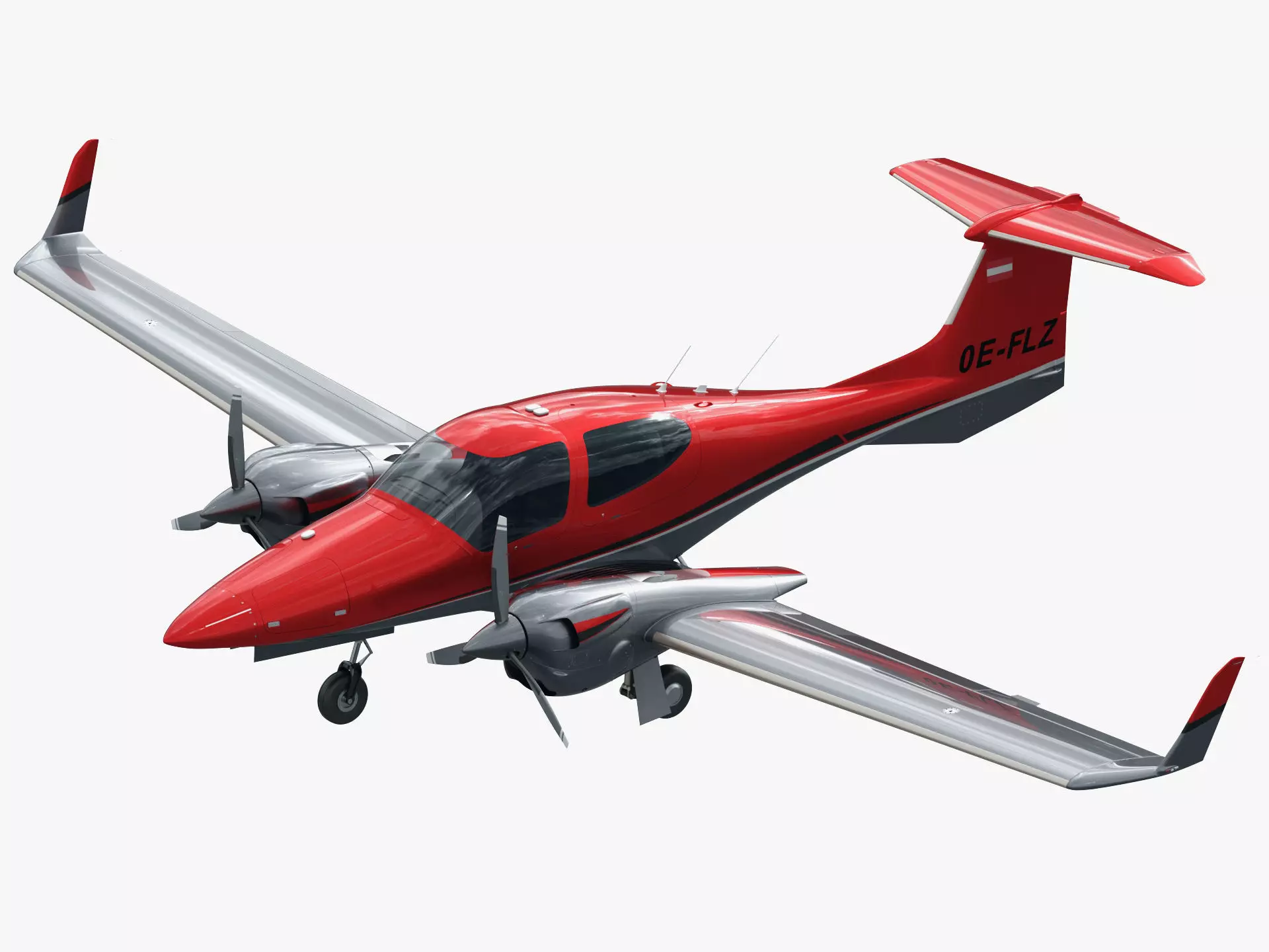 Diamond DA42 3D model_0