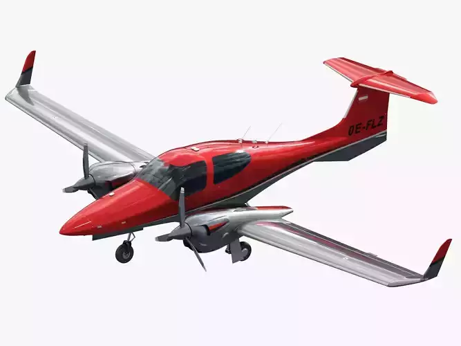 Diamond DA42 3D model