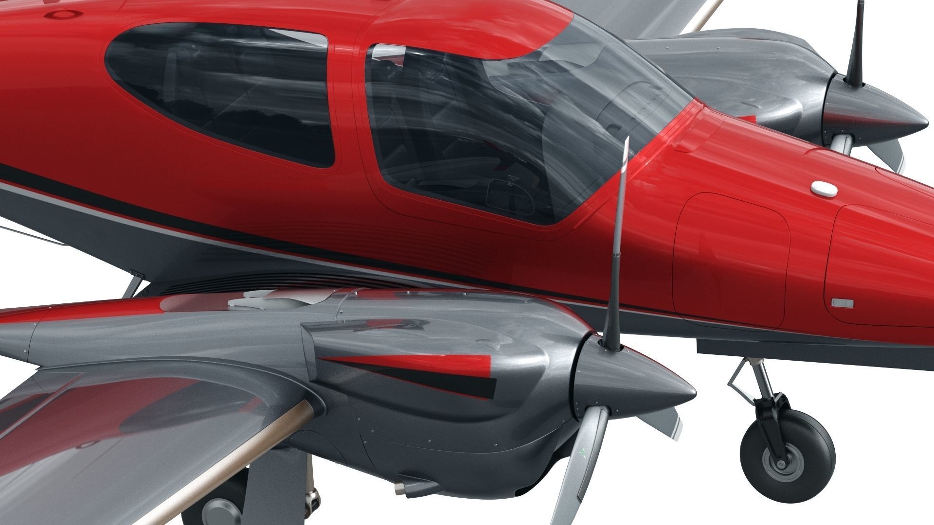 Diamond DA42 3D model_19