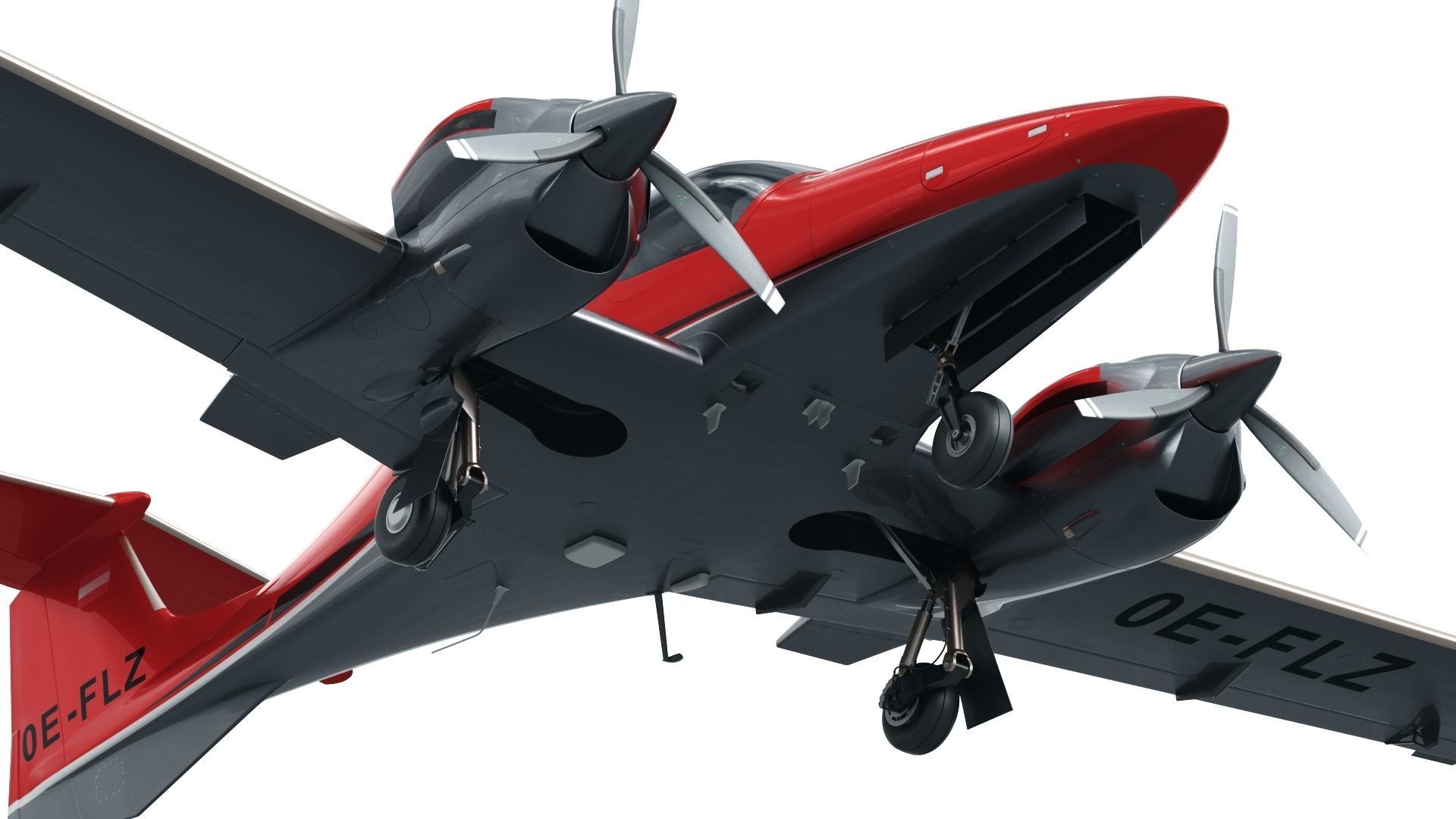 Diamond DA42 3D model_12