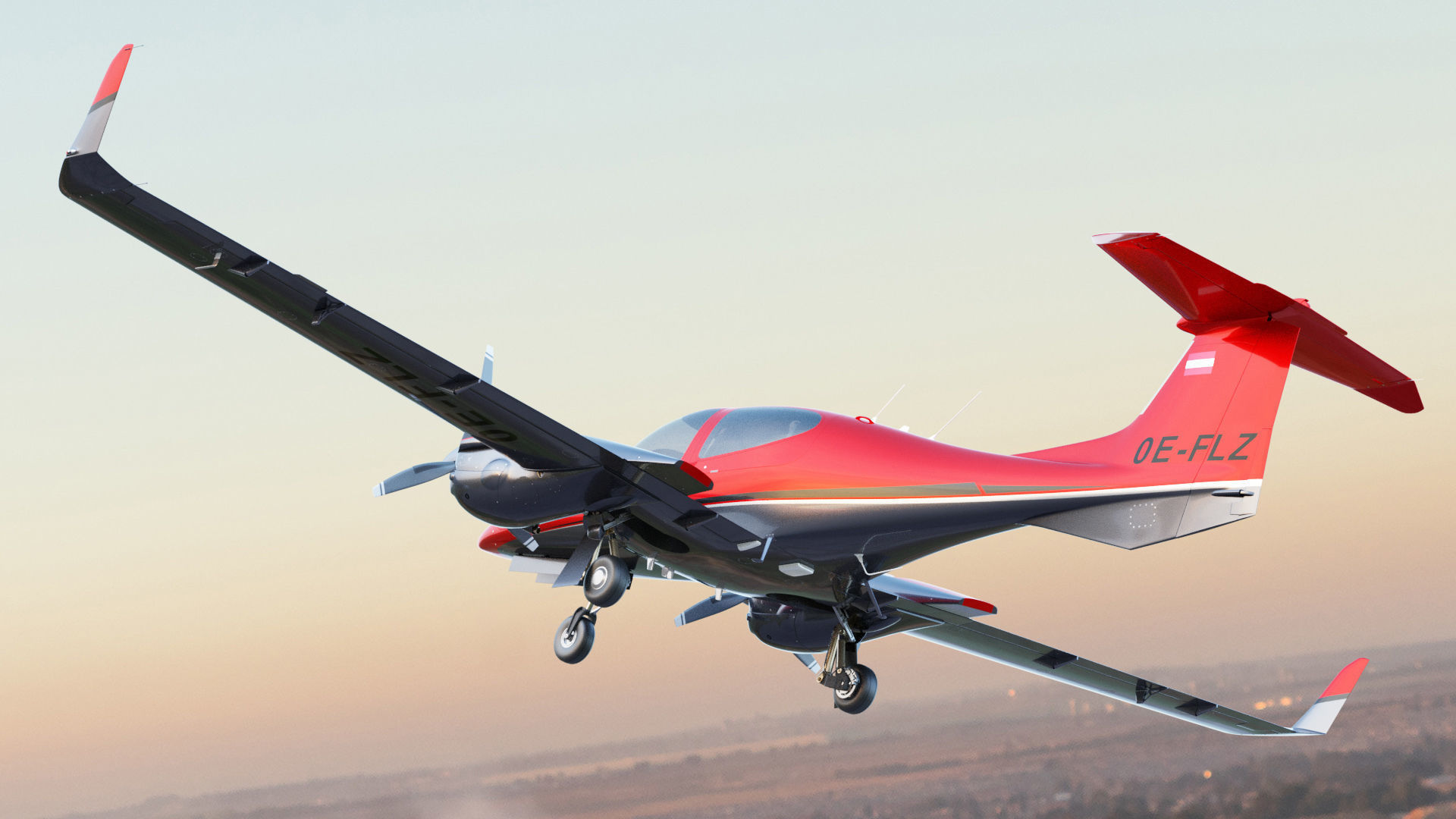 Diamond DA42 3D model_5