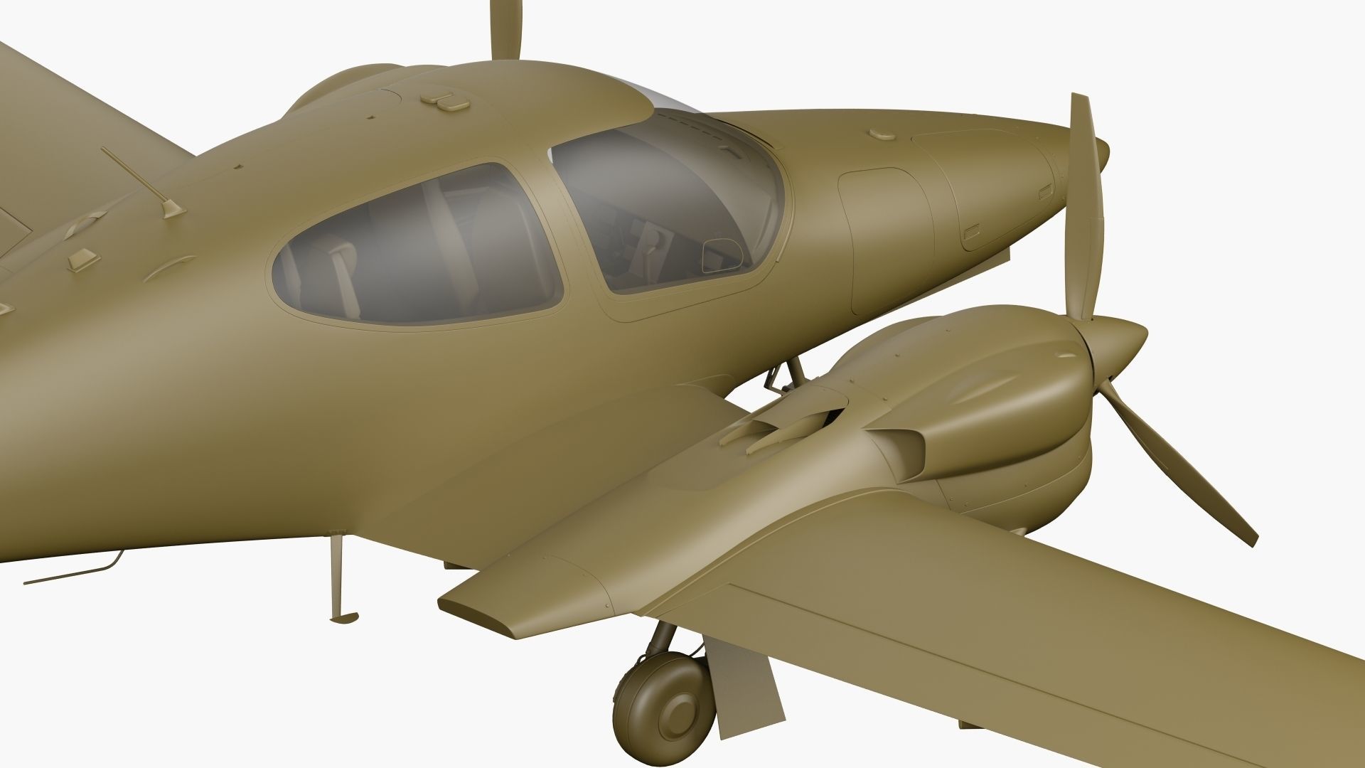 Diamond DA42 3D model_29
