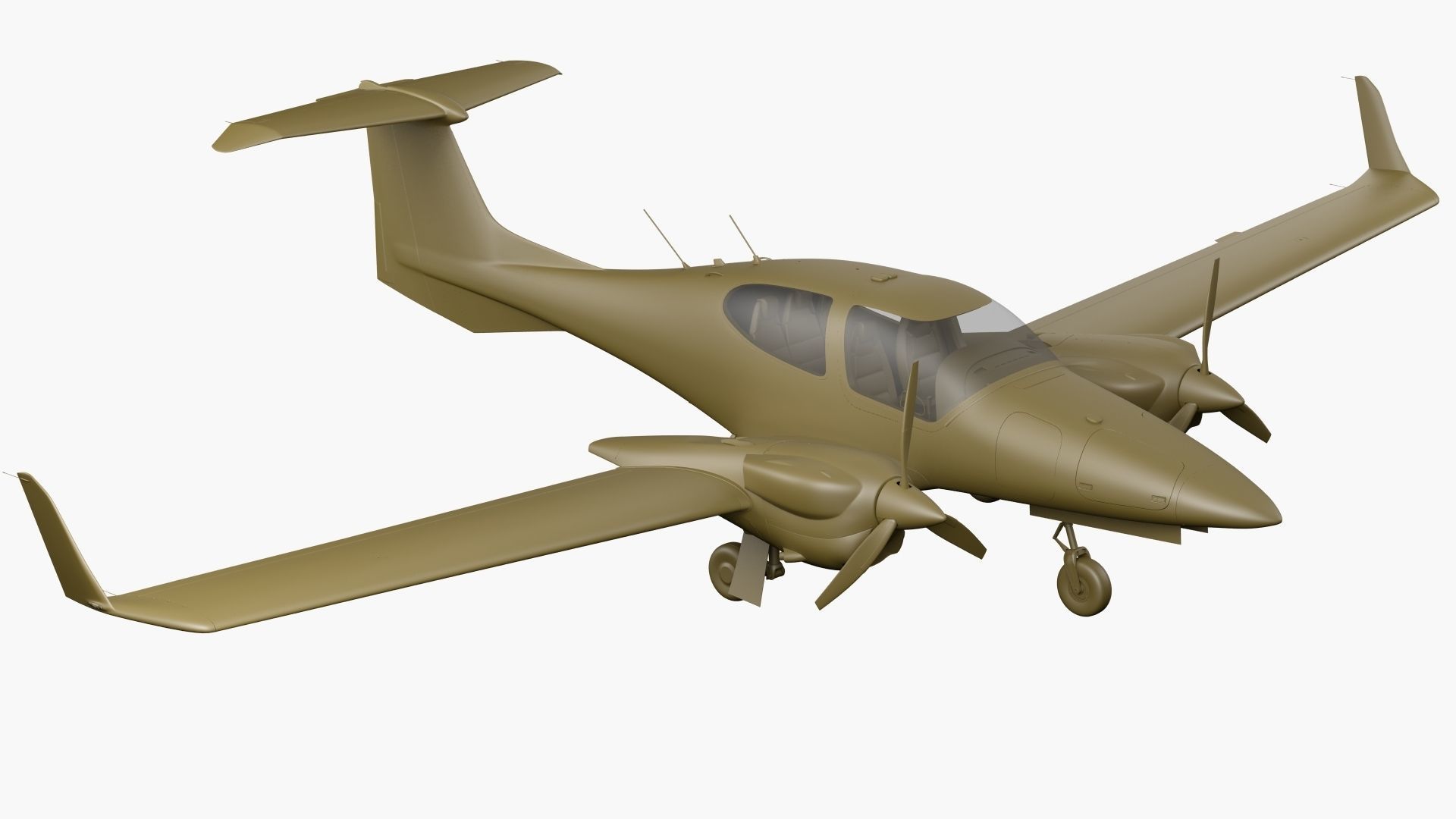 Diamond DA42 3D model_23