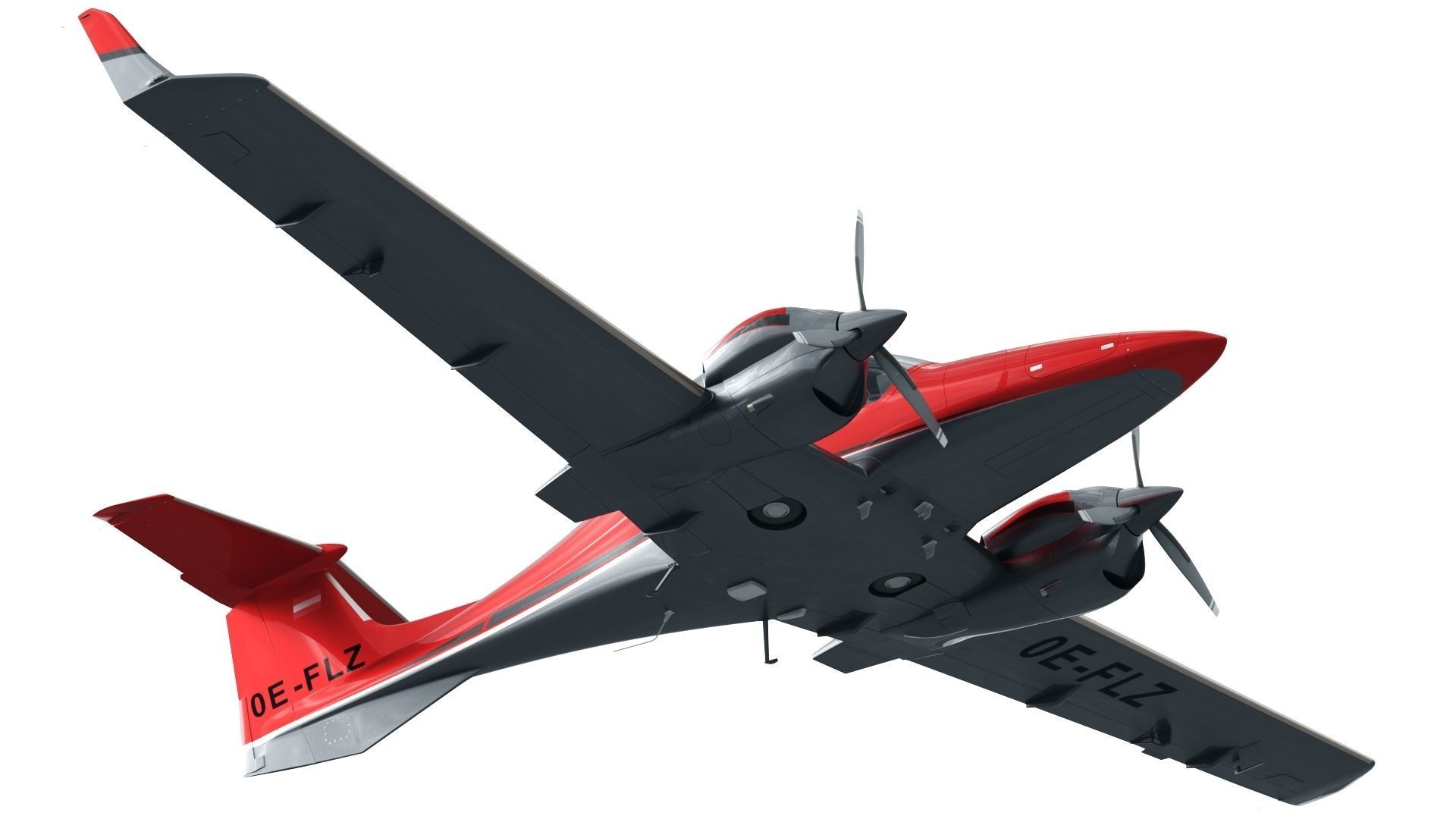 Diamond DA42 3D model_10