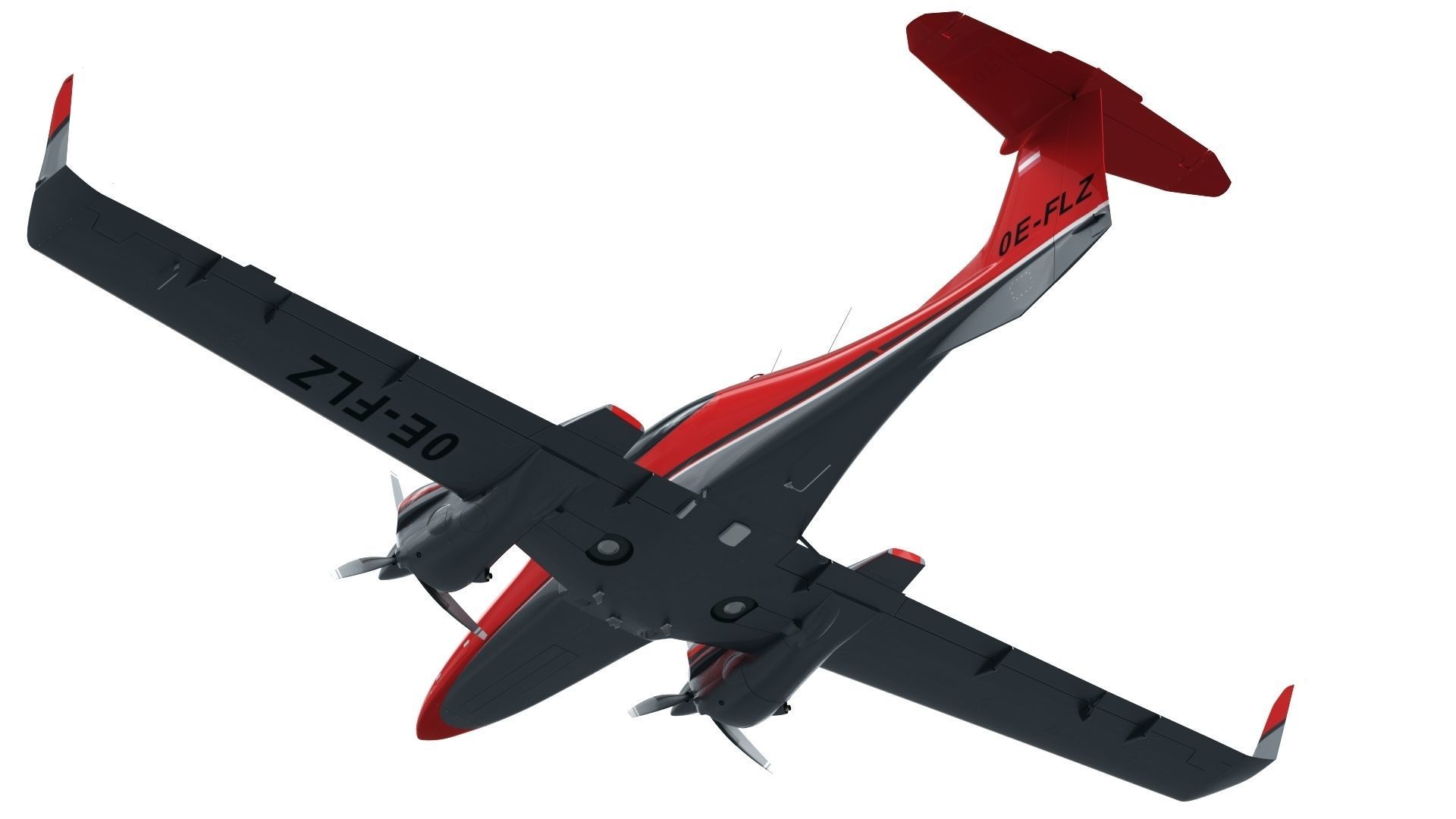 Diamond DA42 3D model_11