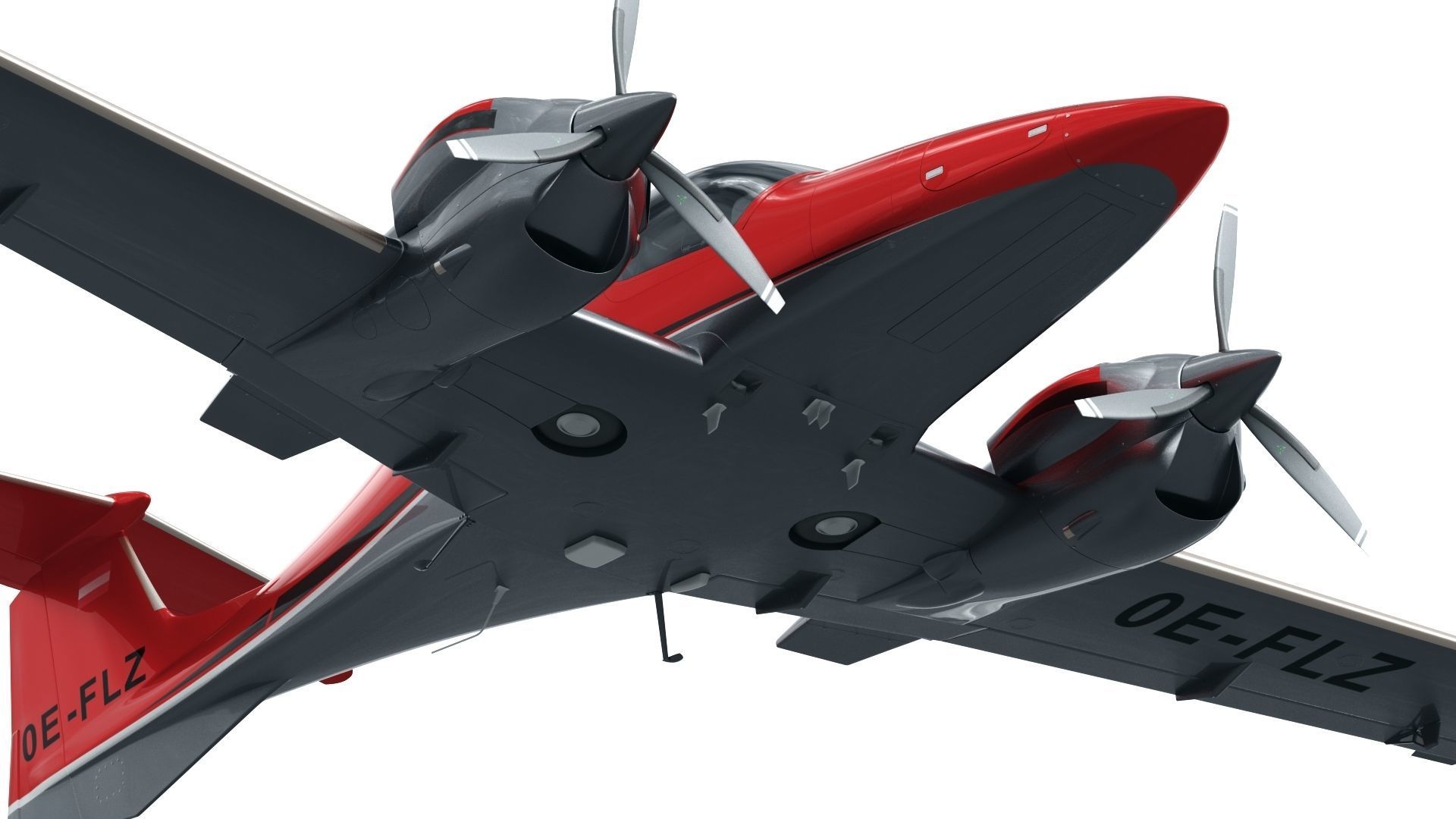 Diamond DA42 3D model_13