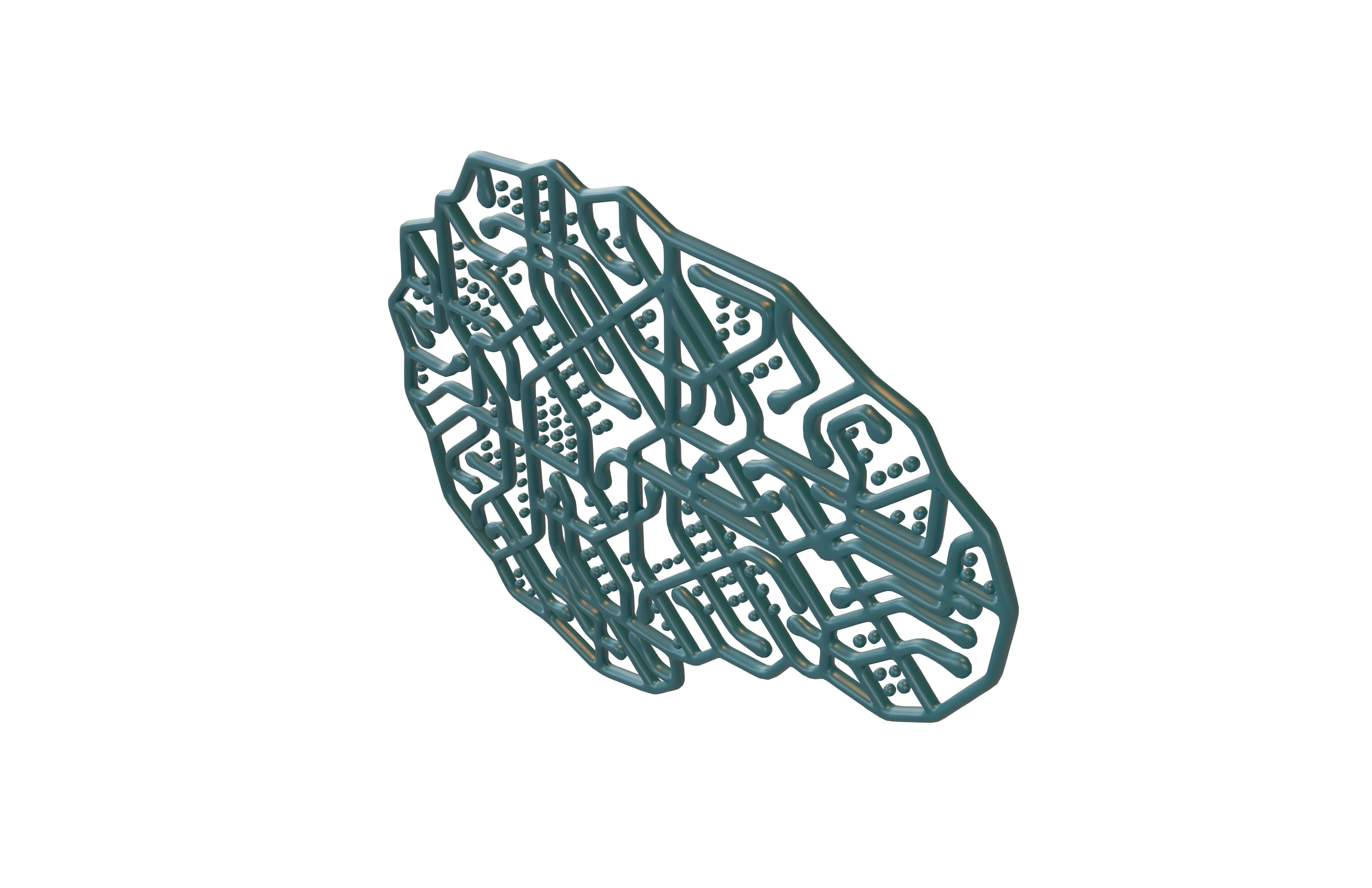 Electronic Circuit Brain v1 003 3D model_2