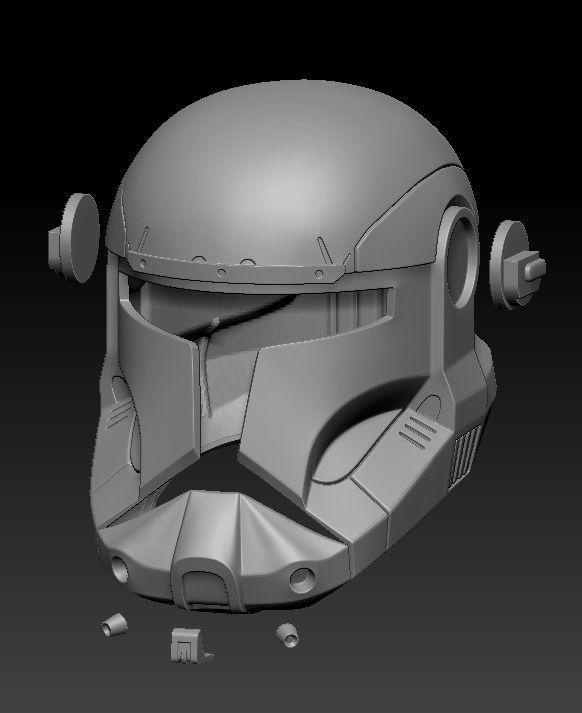 Clone Commando Full Scale Armor for cosplay - 3d print ready STL 3D print model_4
