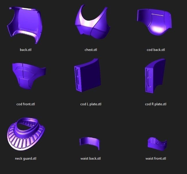 Clone Commando Full Scale Armor for cosplay - 3d print ready STL 3D print model_6