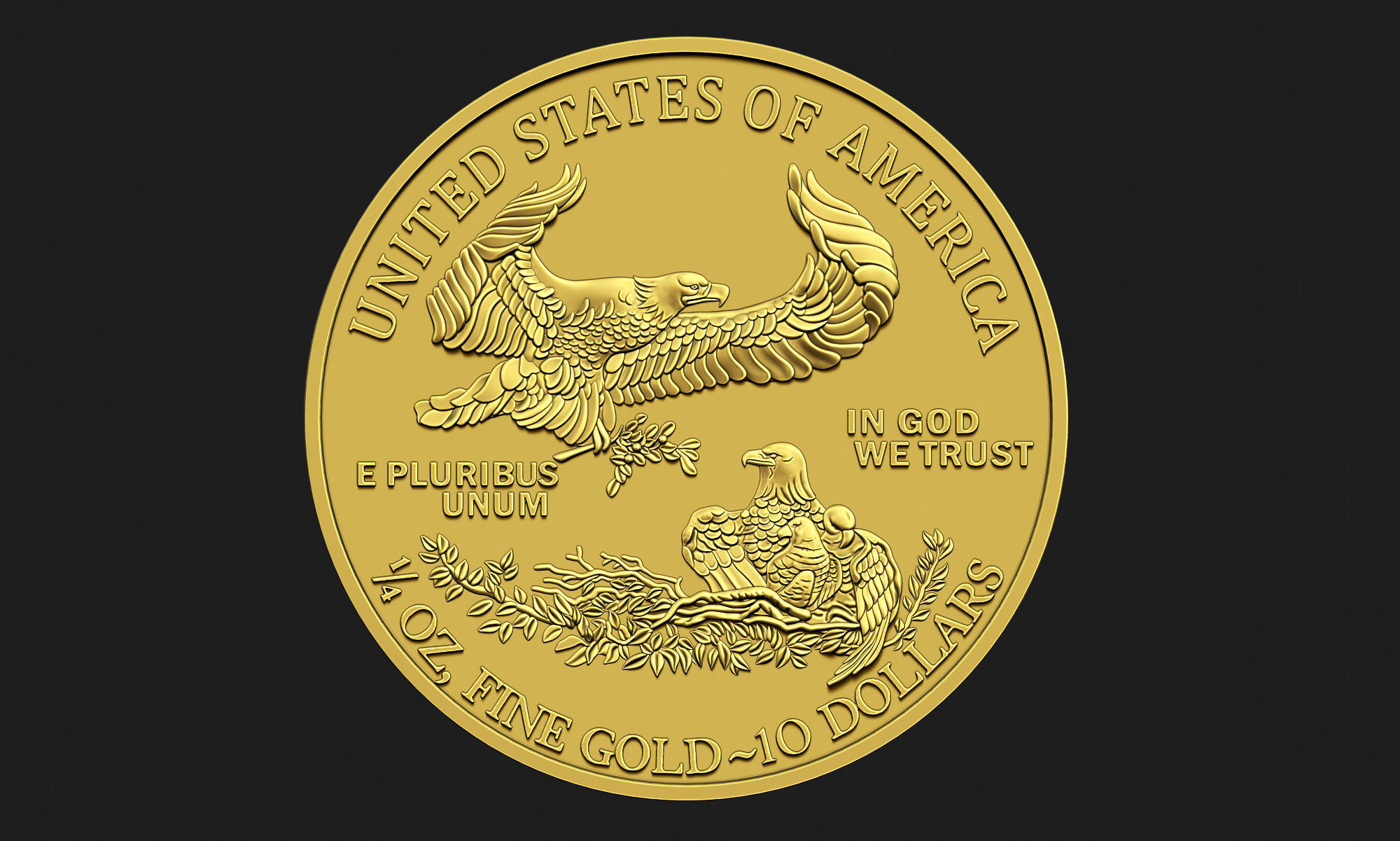 10 Dollar Liberty Coin 3D print model_11