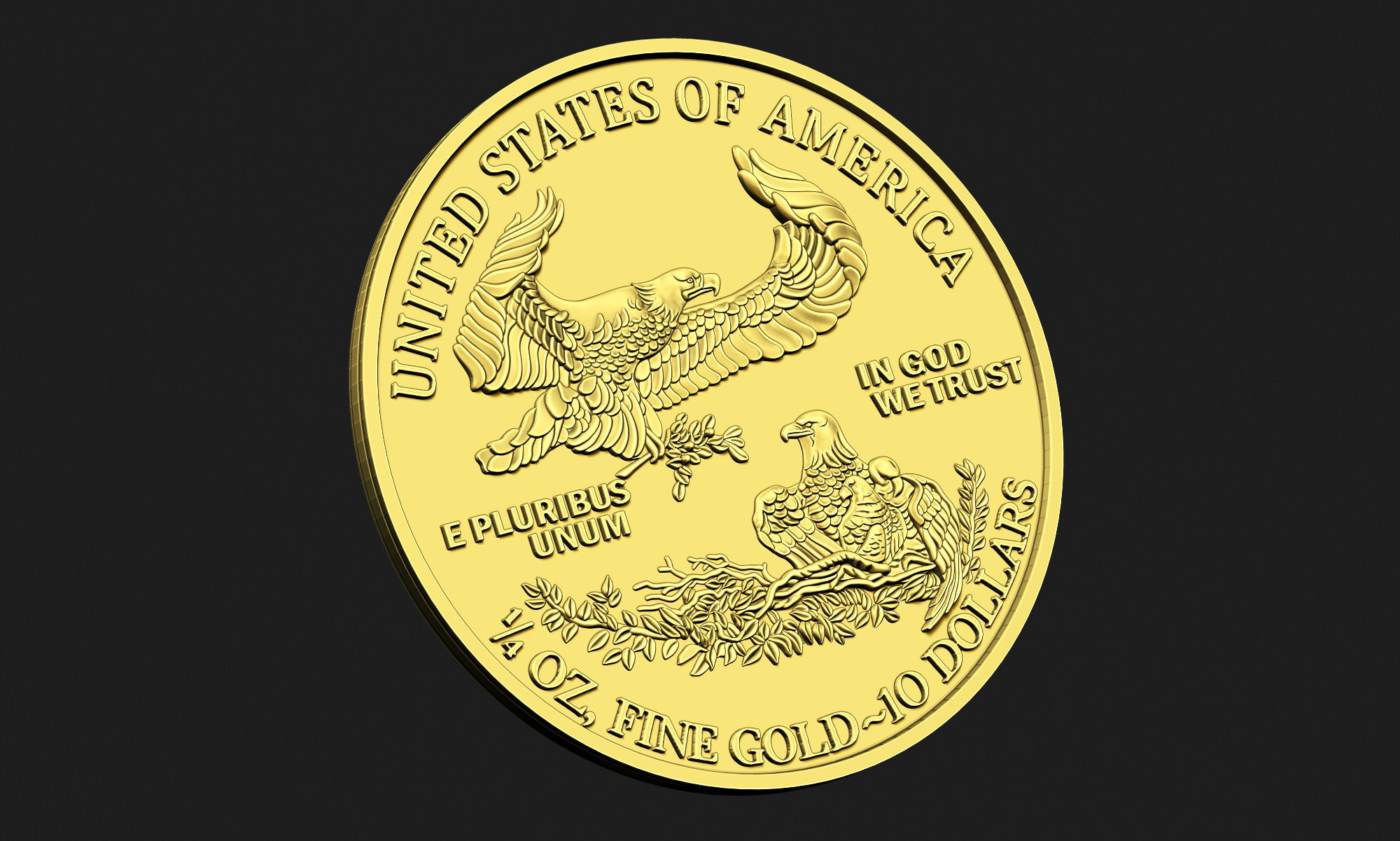 10 Dollar Liberty Coin 3D print model_2