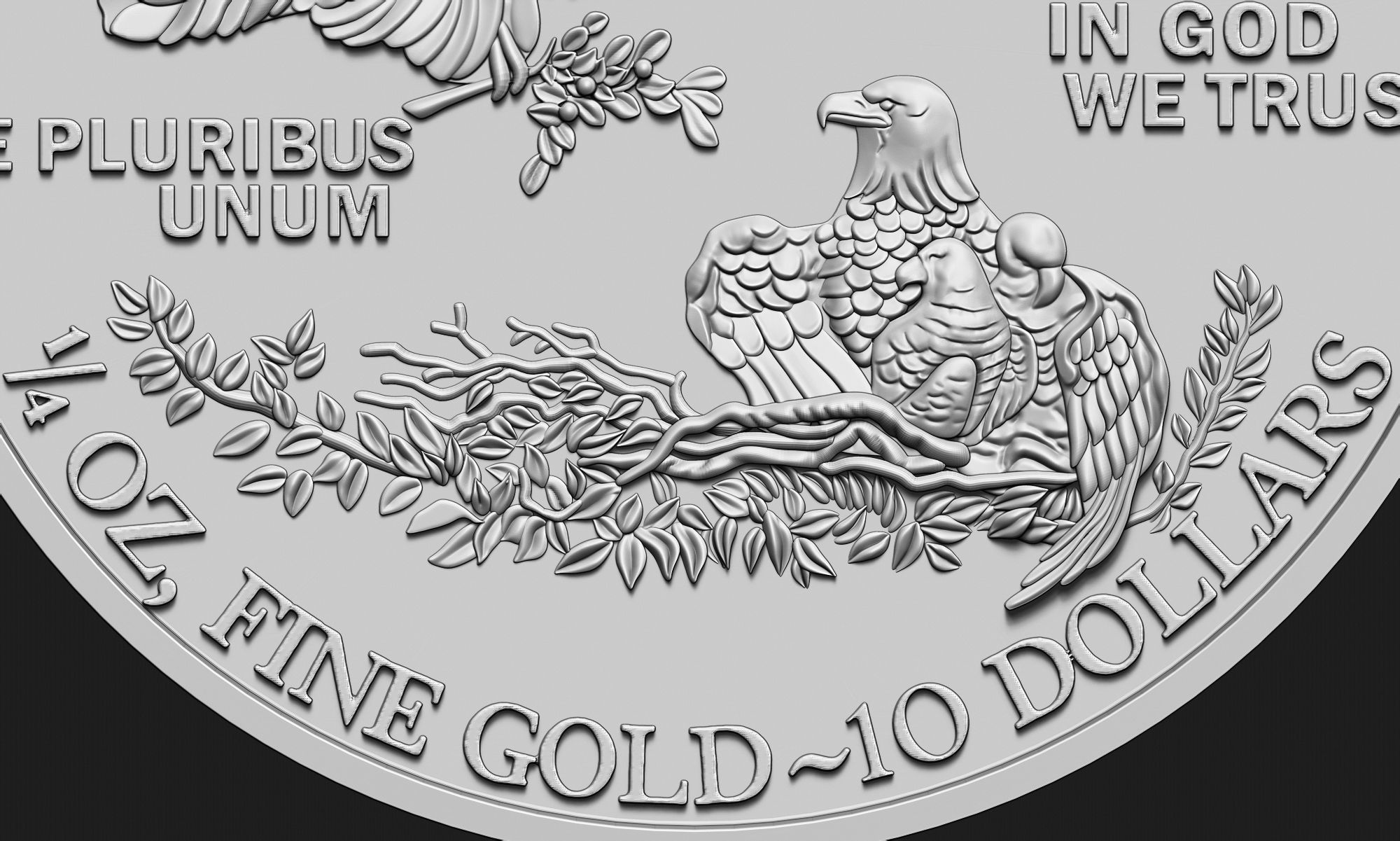 10 Dollar Liberty Coin 3D print model_6