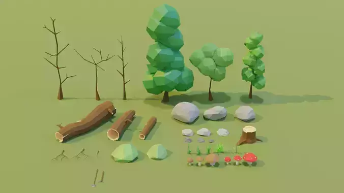 Low Poly Nature Asset Pack