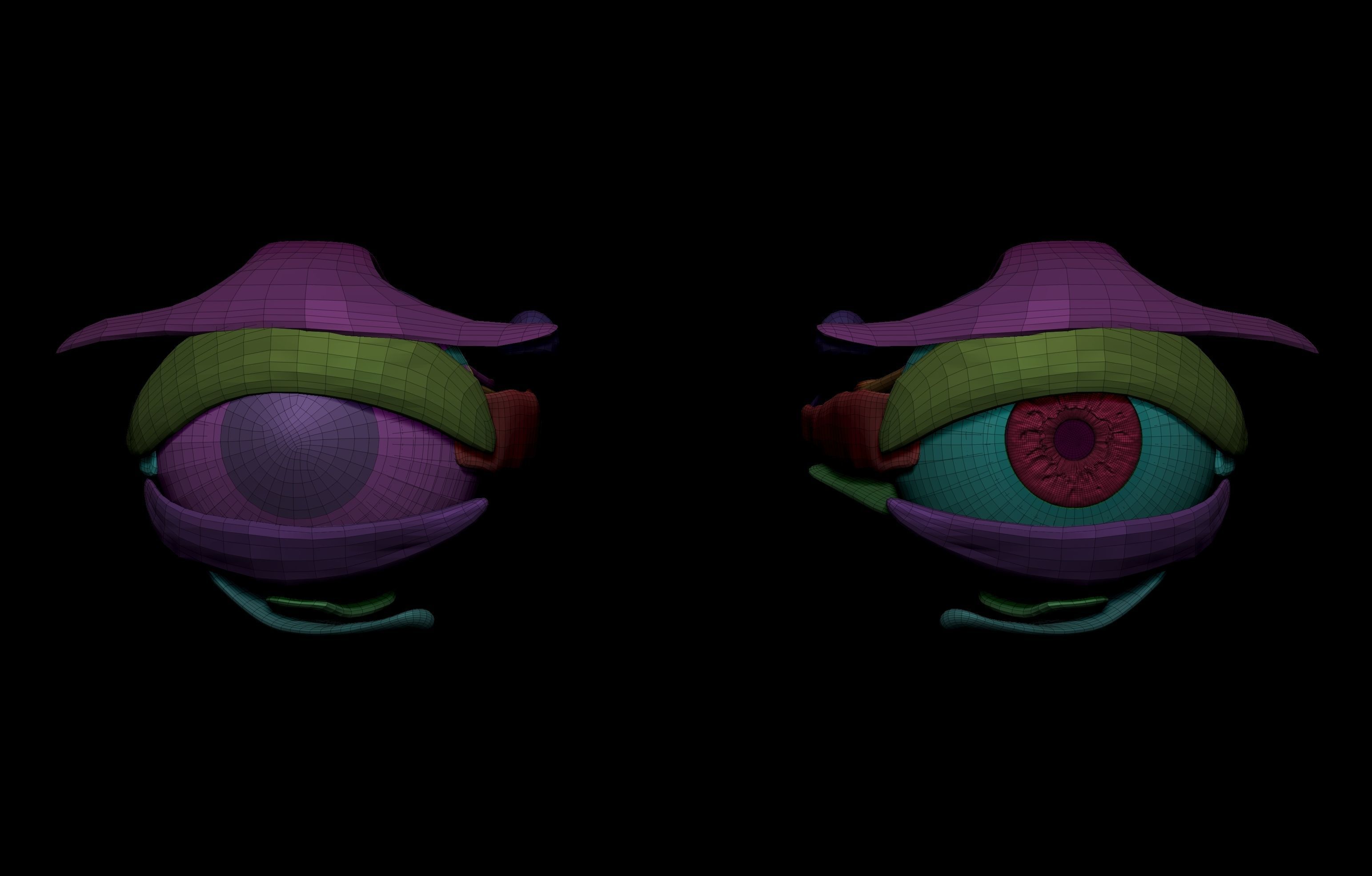 HD Female Complete Human 3D Anatomy Model PBR Low-poly 3D model_67