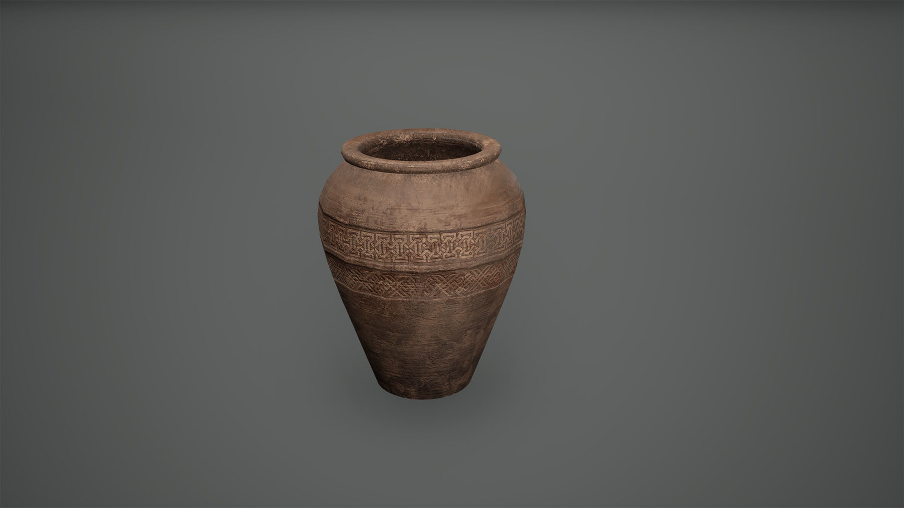 Viking Pots Vases Low Poly Game Ready Low-poly 3D model_5