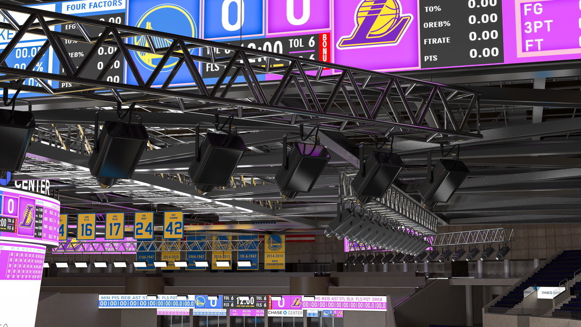 Chase Center Arena 3D model_22
