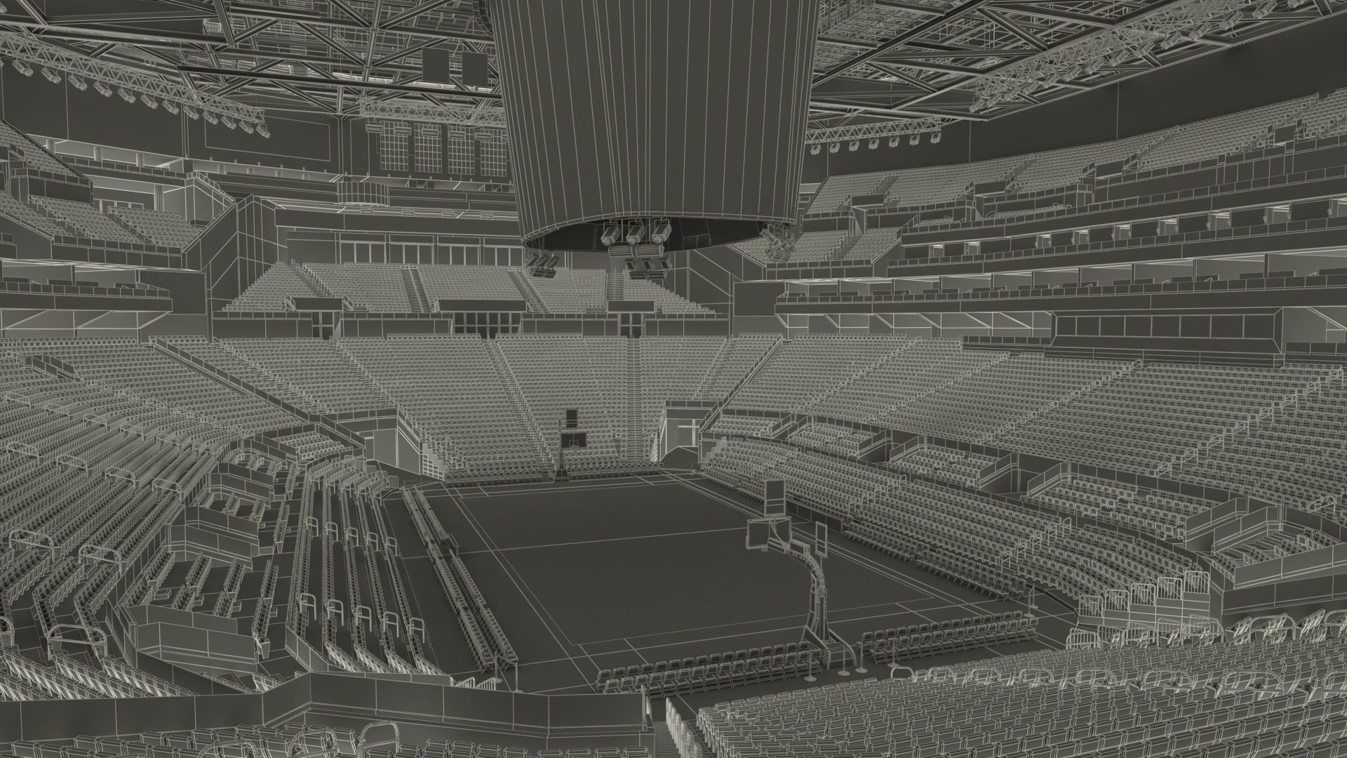 Chase Center Arena 3D model_35