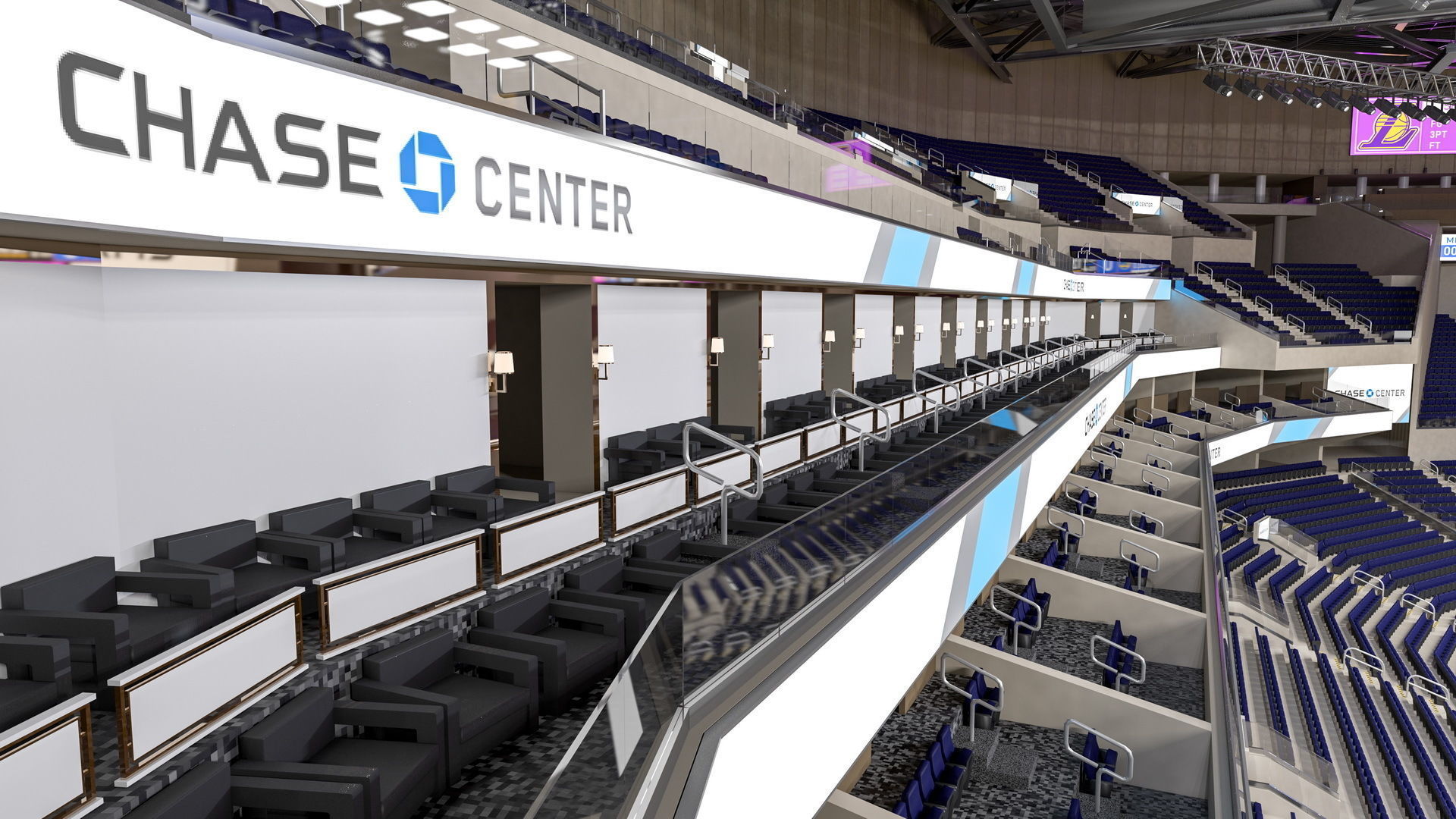 Chase Center Arena 3D model_17