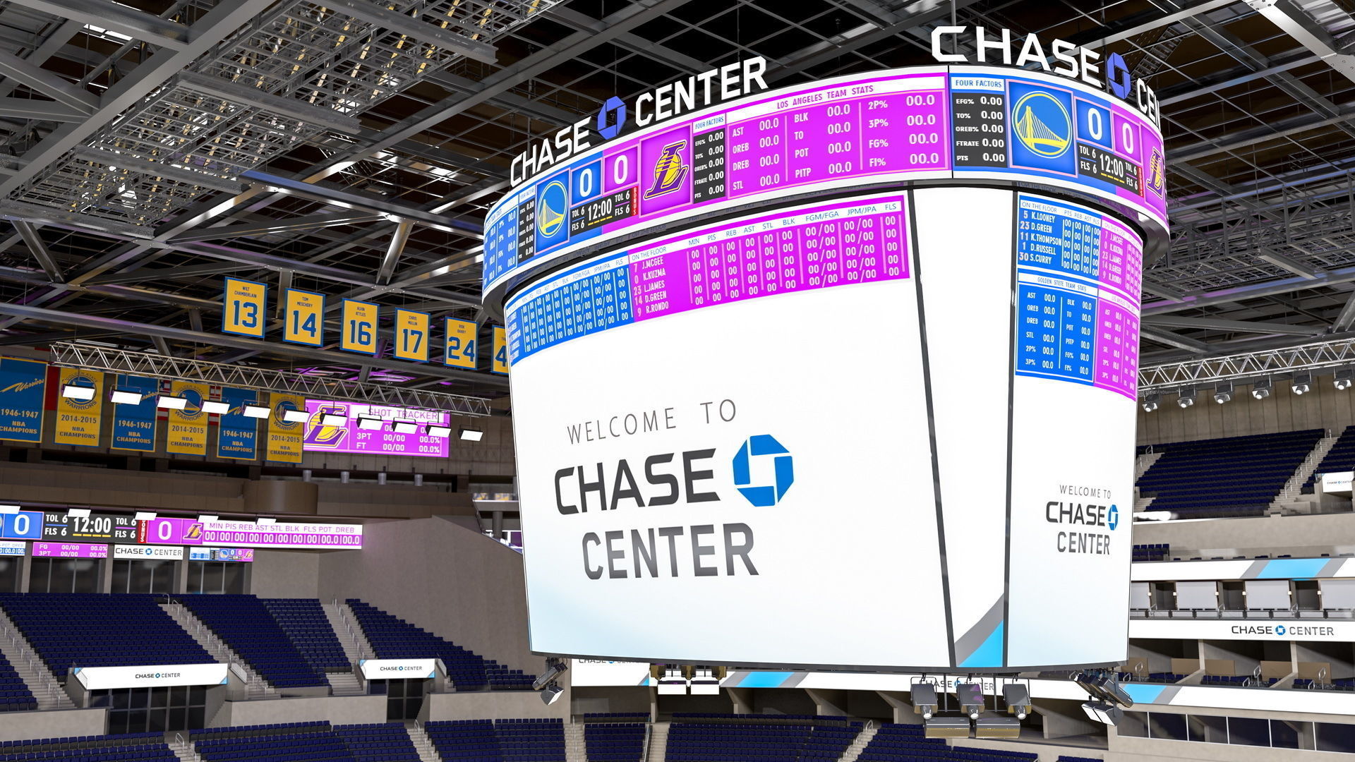 Chase Center Arena 3D model_13