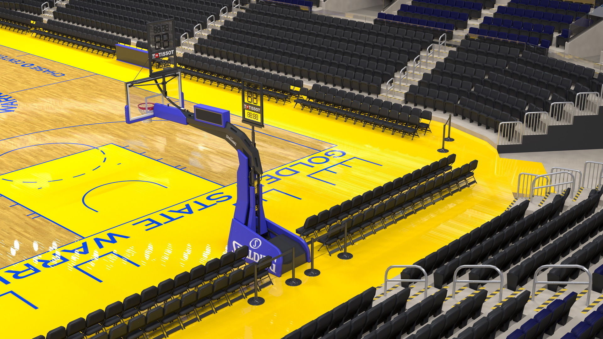 Chase Center Arena 3D model_7