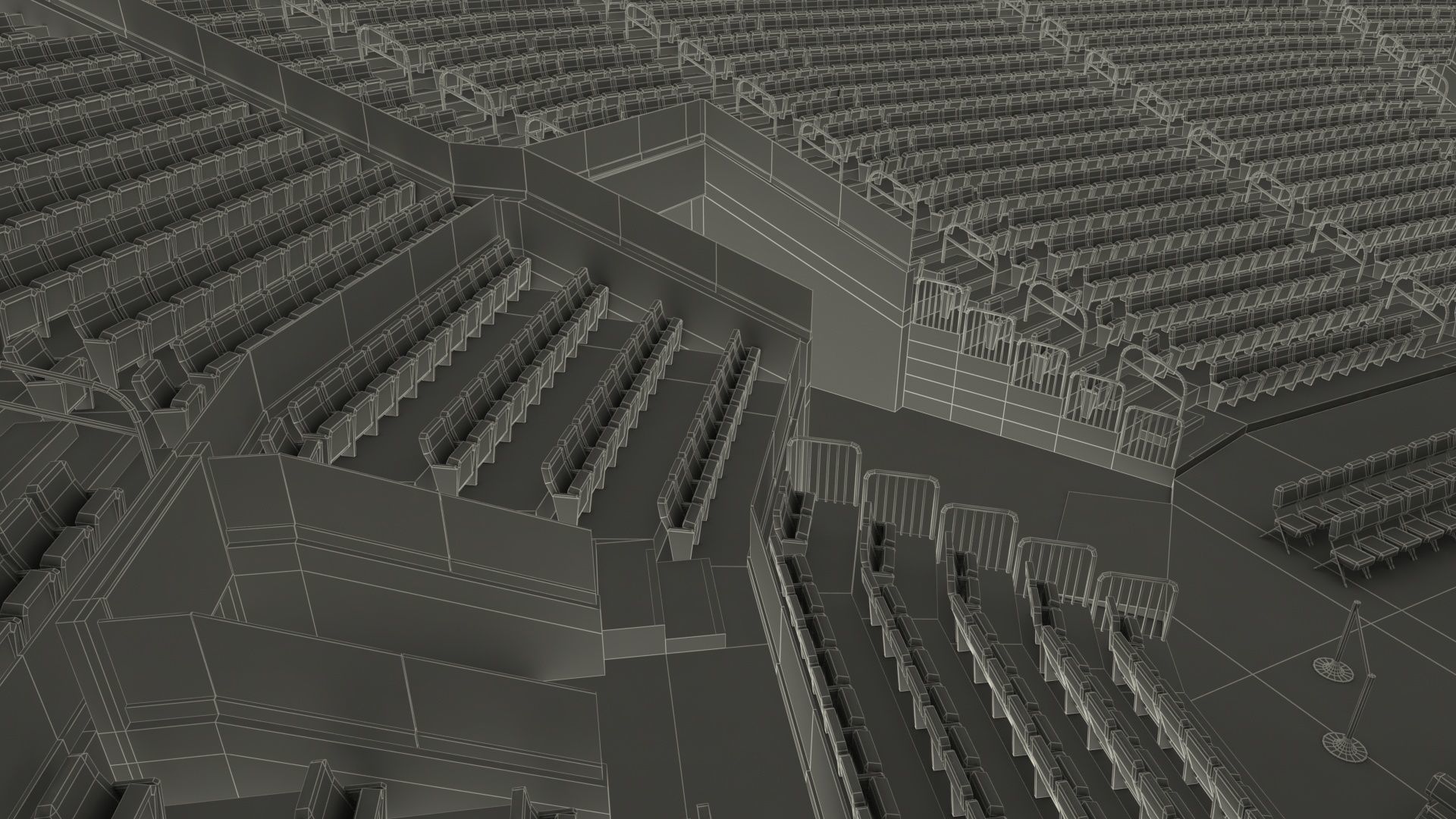 Chase Center Arena 3D model_36