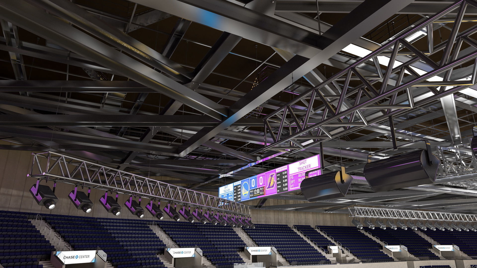 Chase Center Arena 3D model_21