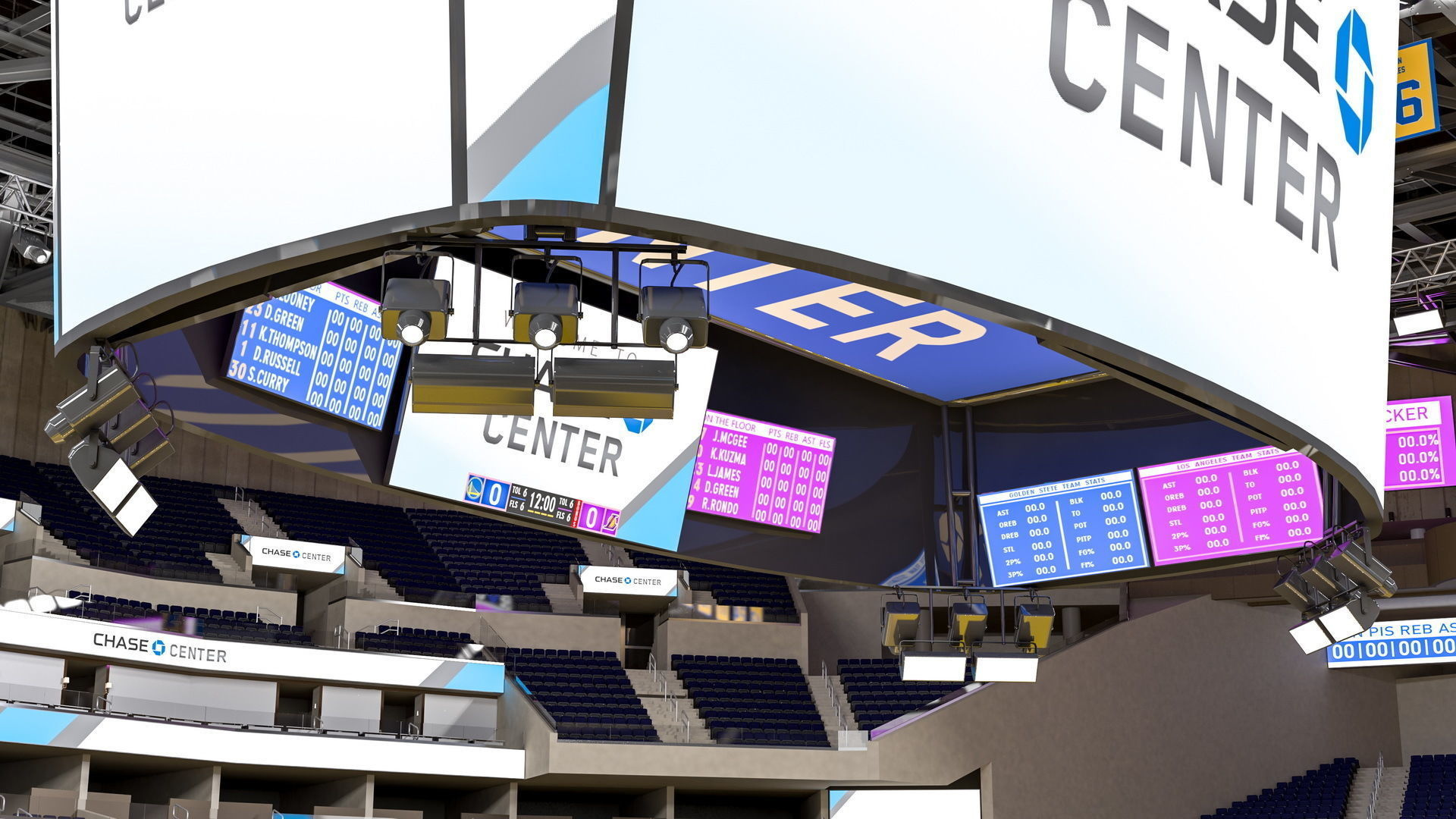 Chase Center Arena 3D model_14