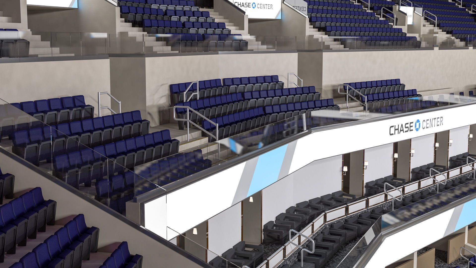 Chase Center Arena 3D model_16