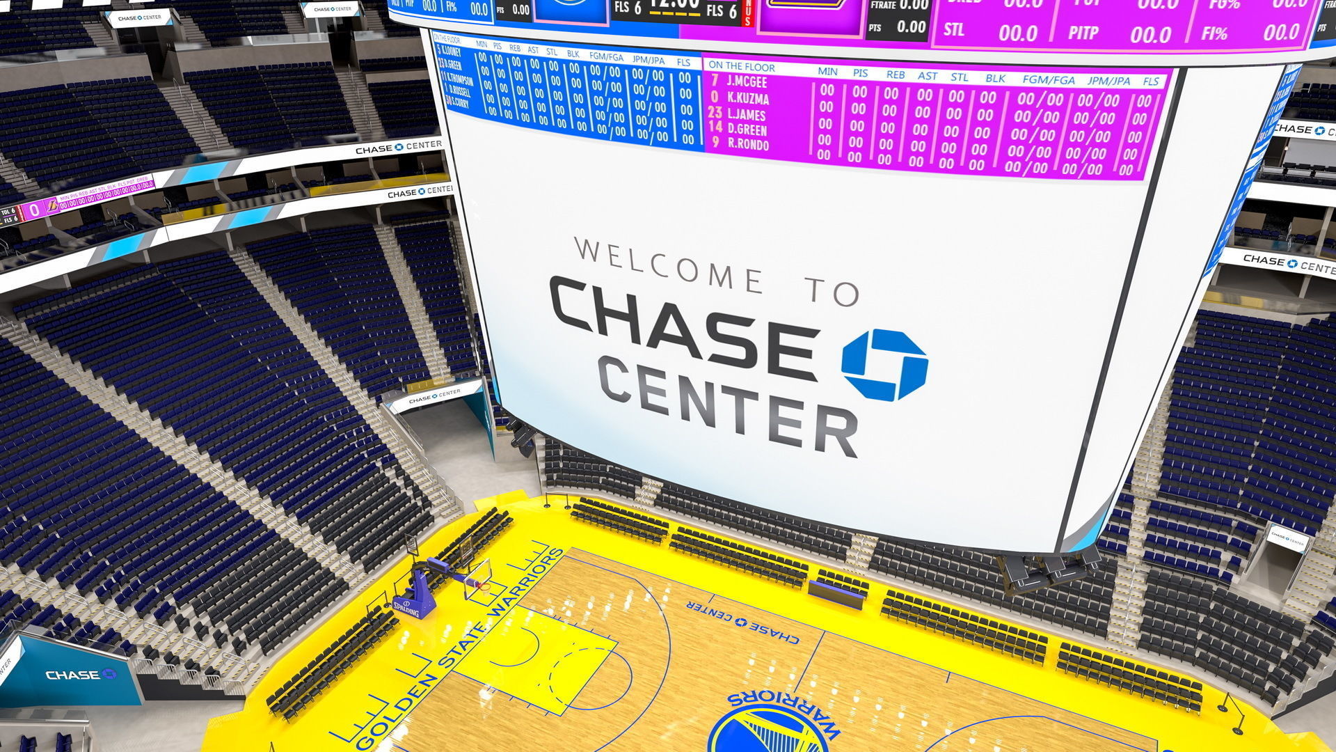 Chase Center Arena 3D model_12
