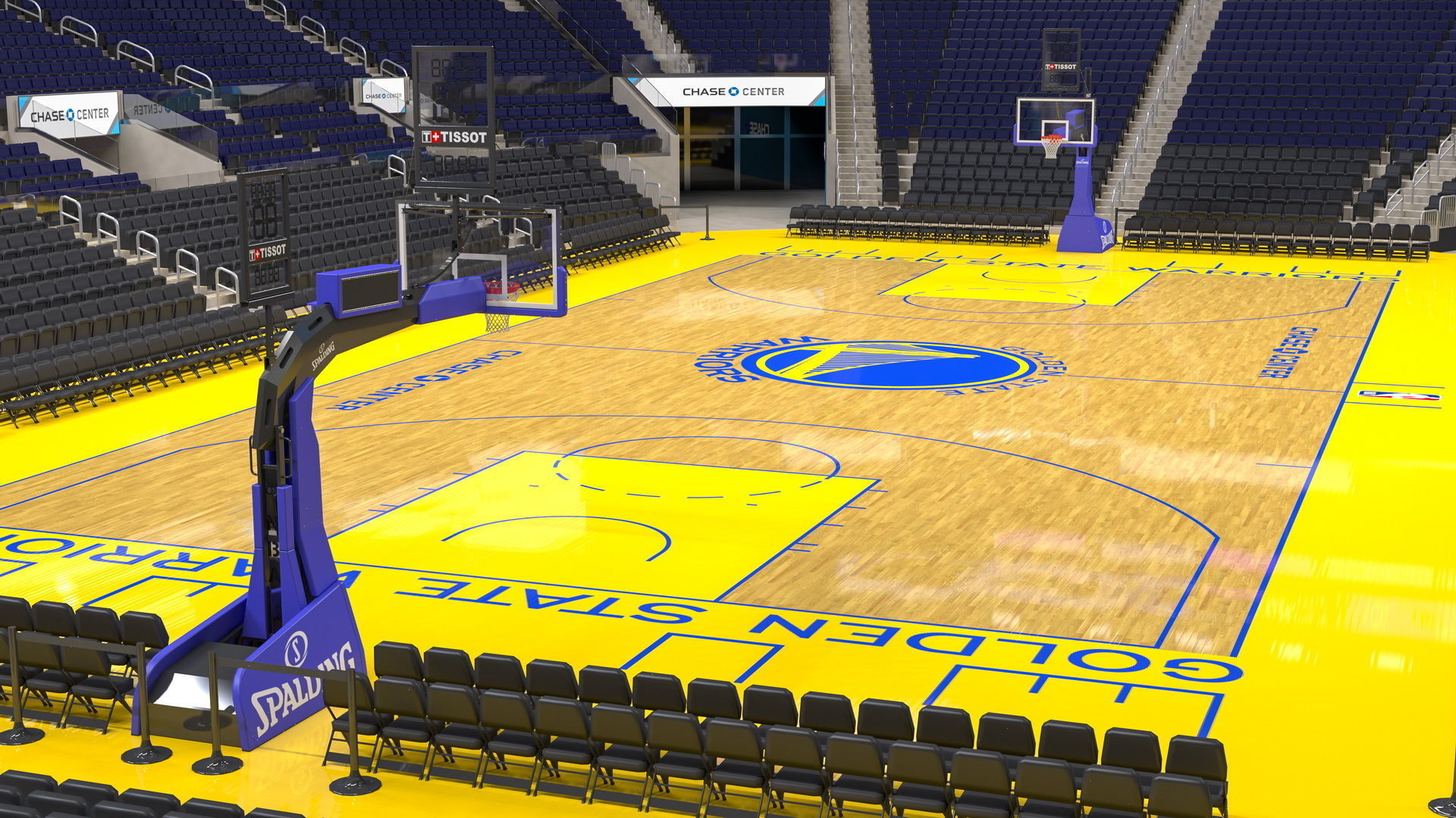 Chase Center Arena 3D model_4