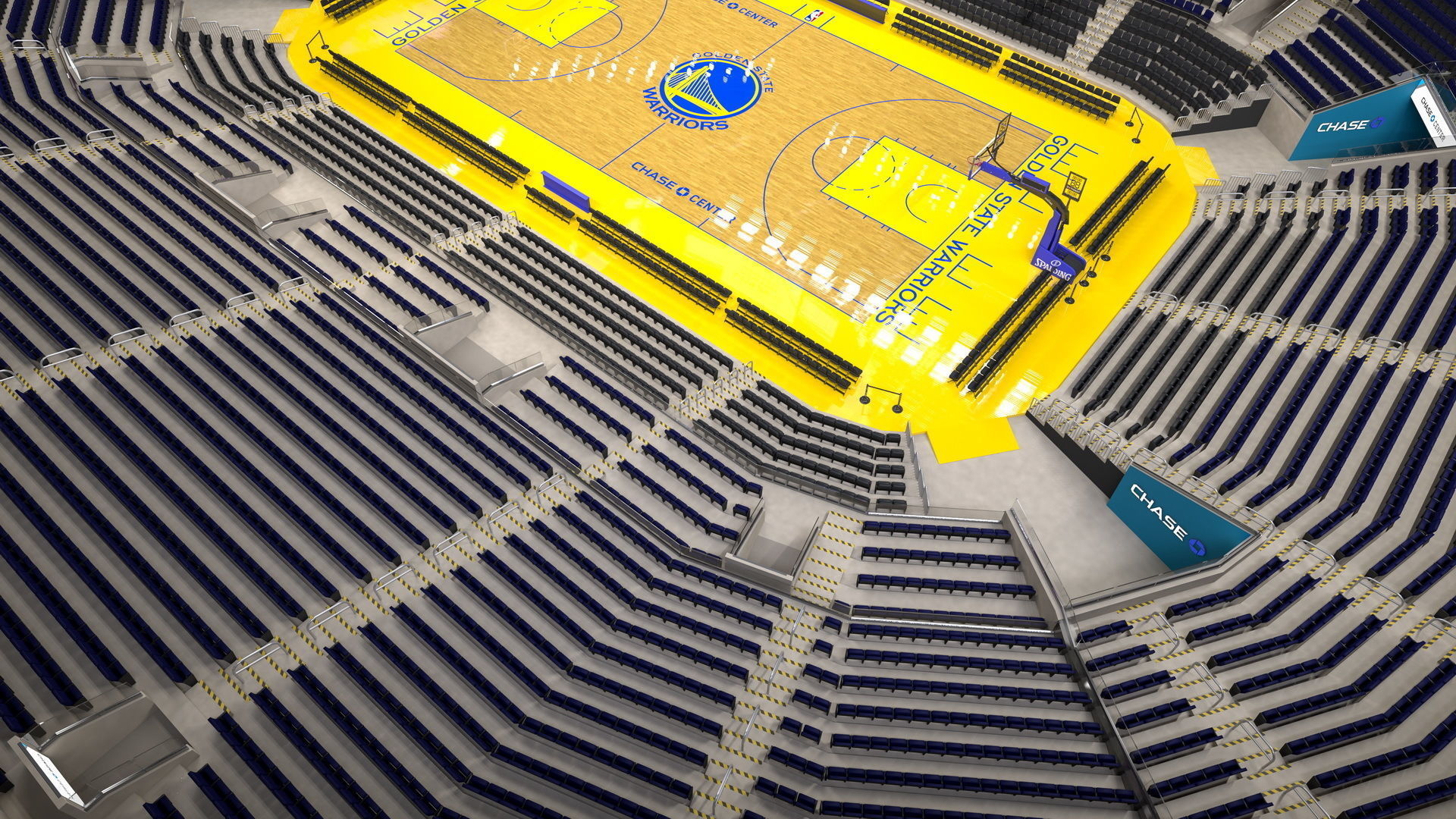Chase Center Arena 3D model_10
