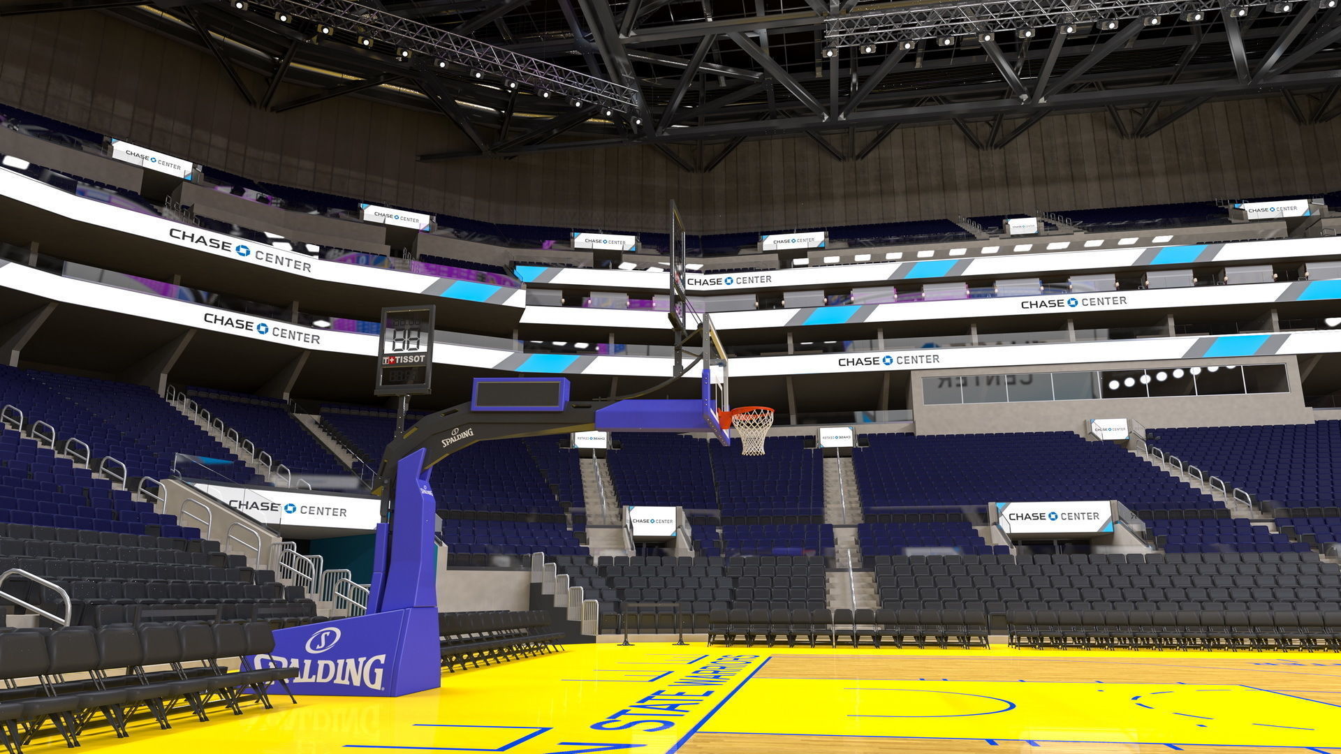 Chase Center Arena 3D model_6