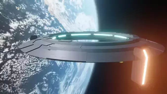 UFO model spaceship