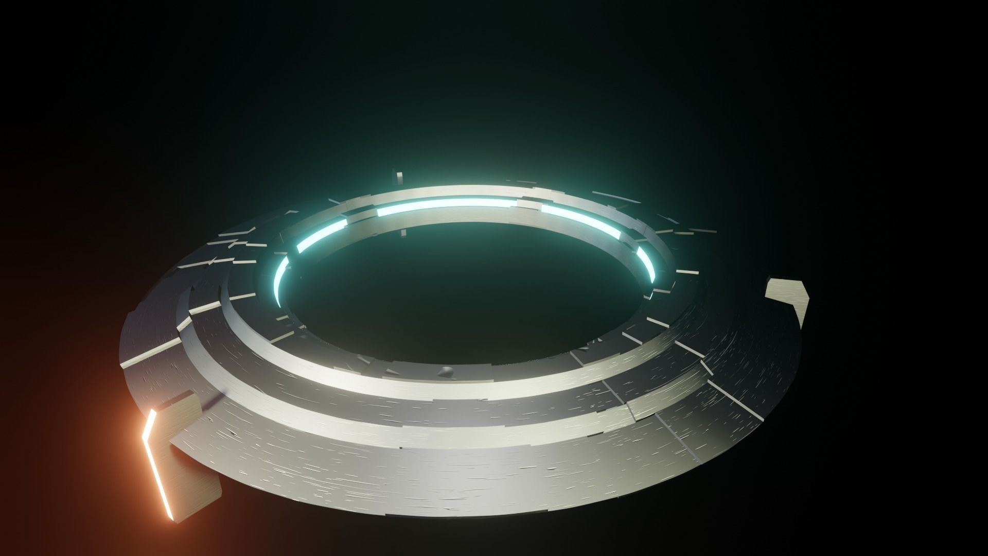 UFO model spaceship 3D model_10