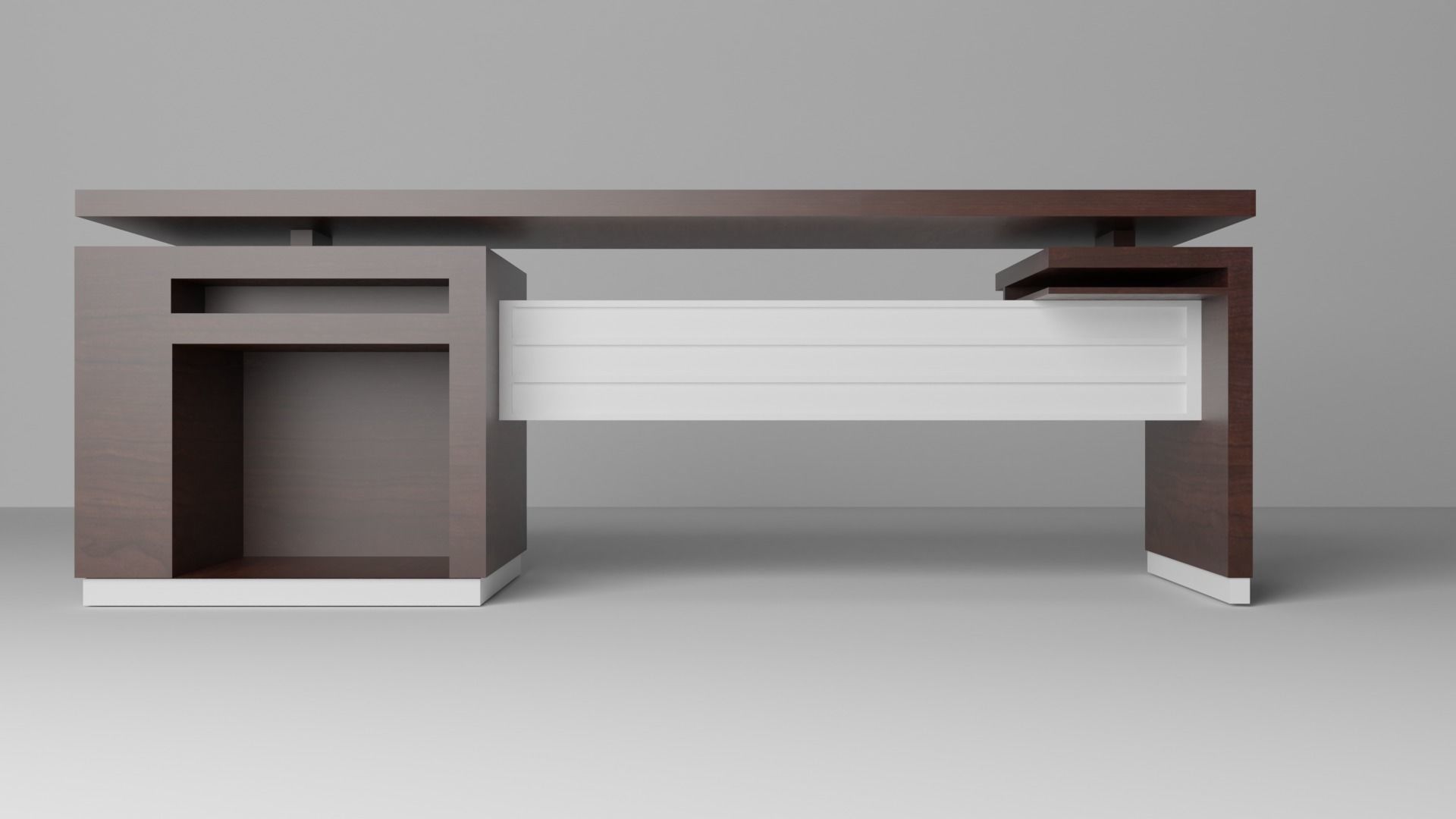 Simple table asset 3D model_2