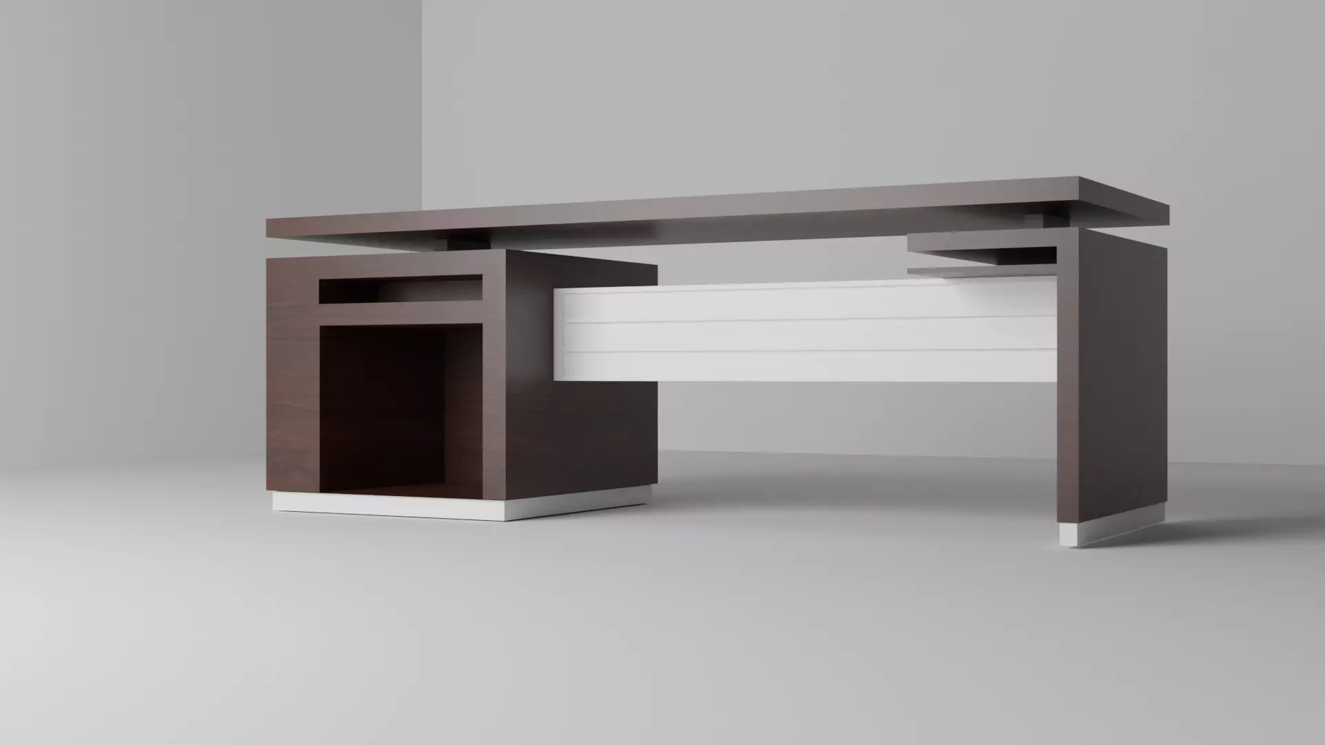 Simple table asset 3D model_0