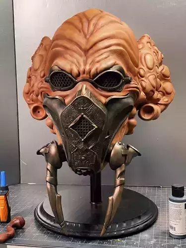The Plo Koon helmet 3D print model