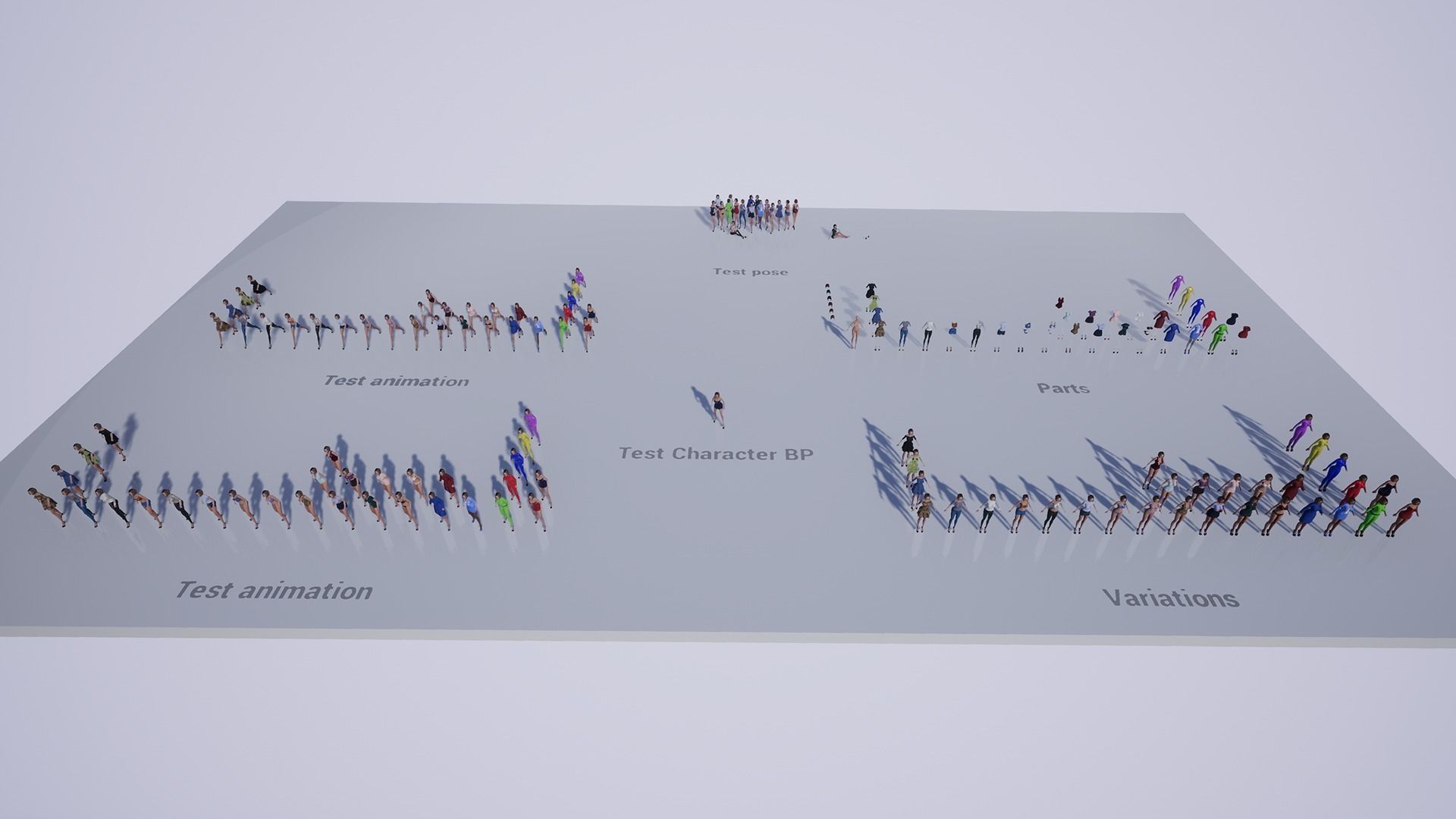 Marta Modular Girl - Clothes Pack Low-poly 3D model_14