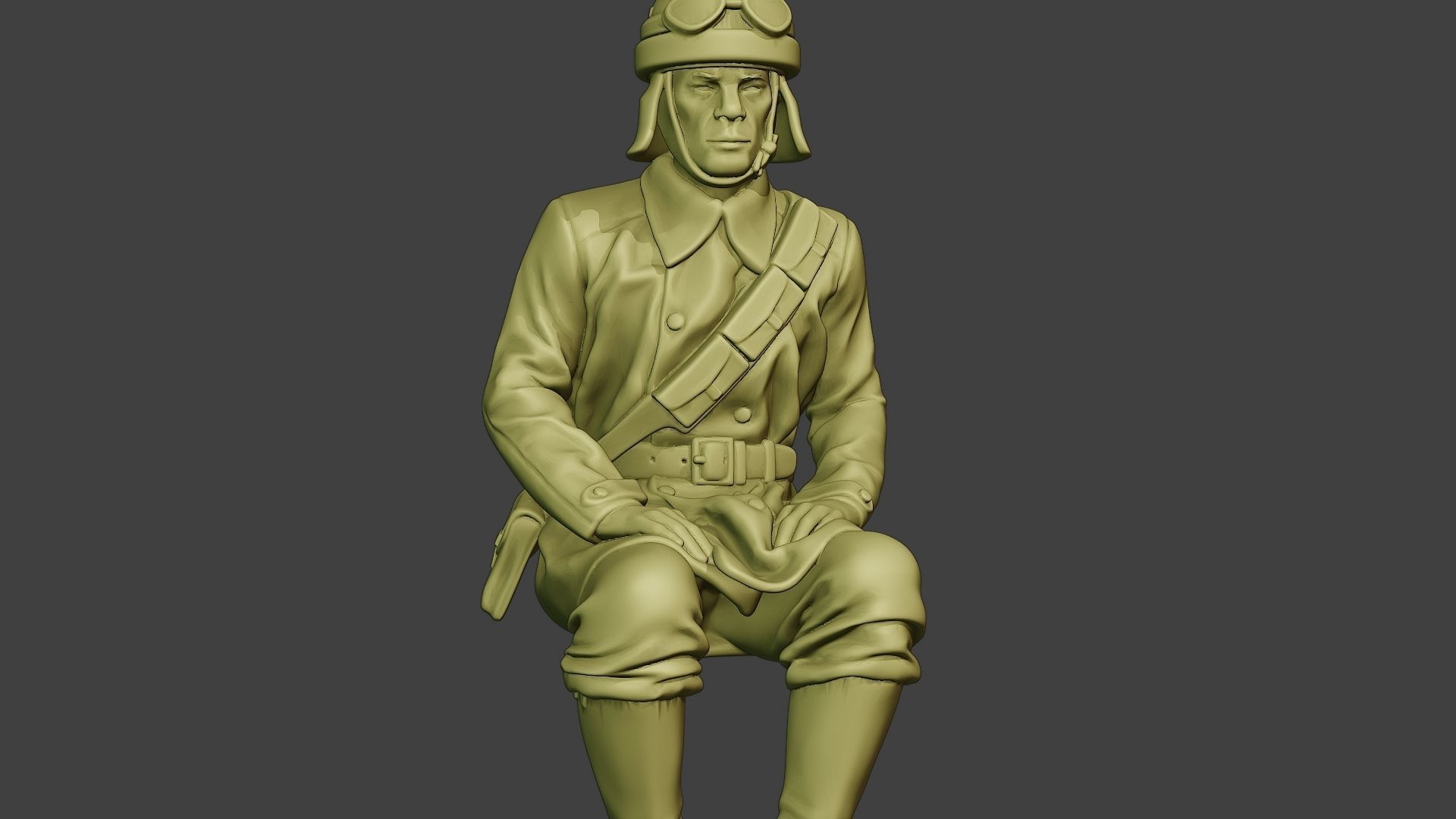Italian Tank Crew Unit ww2 Sit2 ITCU1 3D print model_28