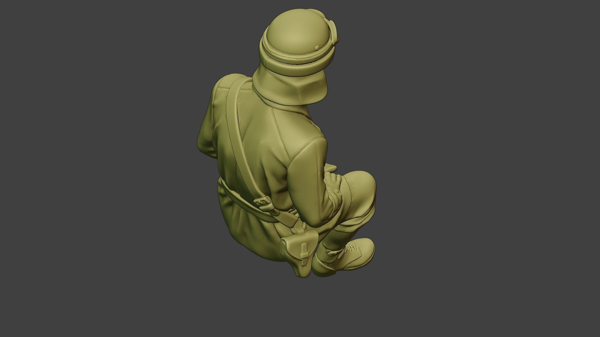 Italian Tank Crew Unit ww2 Sit2 ITCU1 3D print model_22