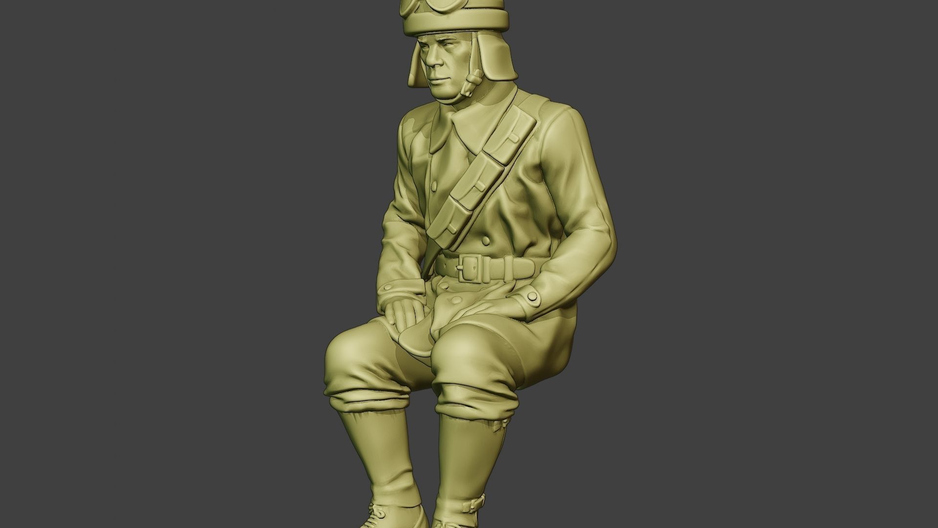 Italian Tank Crew Unit ww2 Sit2 ITCU1 3D print model_27