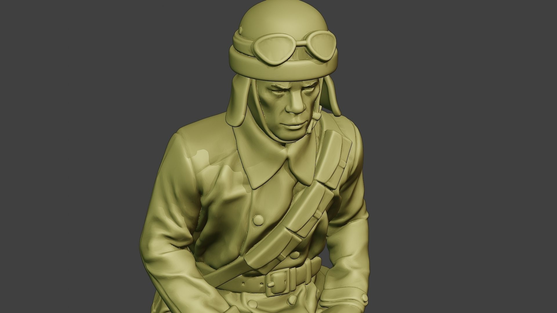 Italian Tank Crew Unit ww2 Sit2 ITCU1 3D print model_19