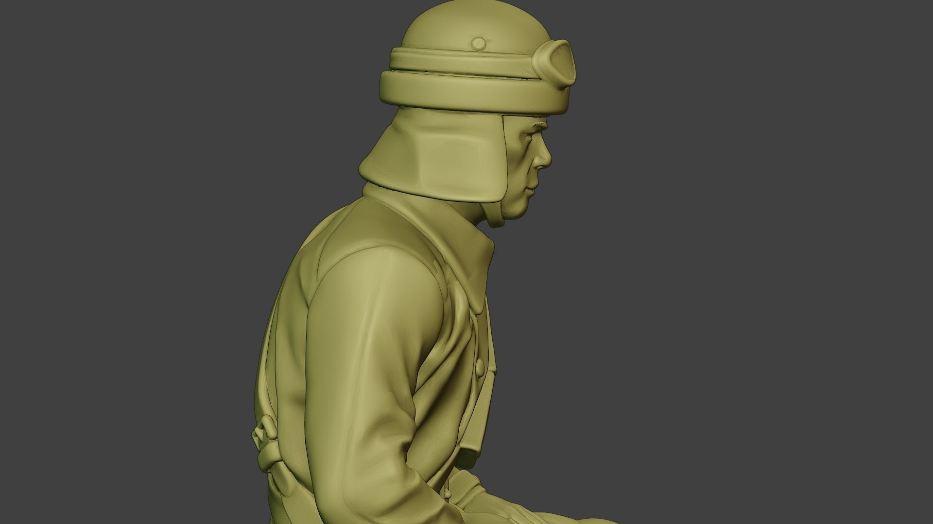Italian Tank Crew Unit ww2 Sit2 ITCU1 3D print model_20