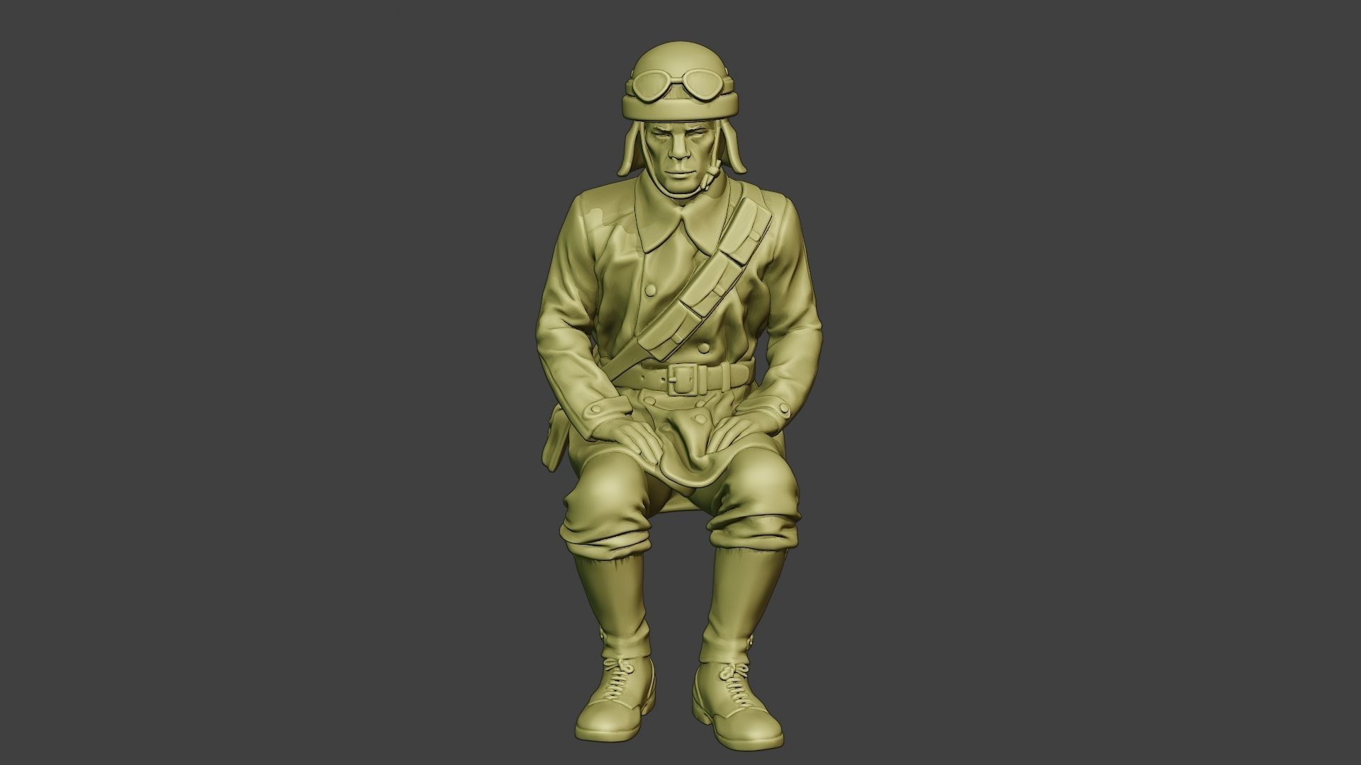 Italian Tank Crew Unit ww2 Sit2 ITCU1 3D print model_1