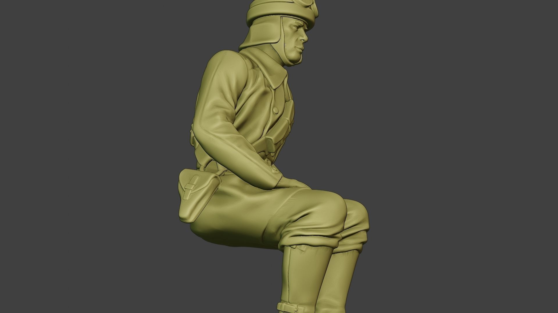 Italian Tank Crew Unit ww2 Sit2 ITCU1 3D print model_29