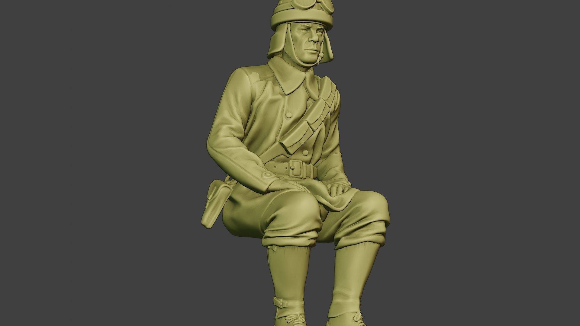 Italian Tank Crew Unit ww2 Sit2 ITCU1 3D print model_13