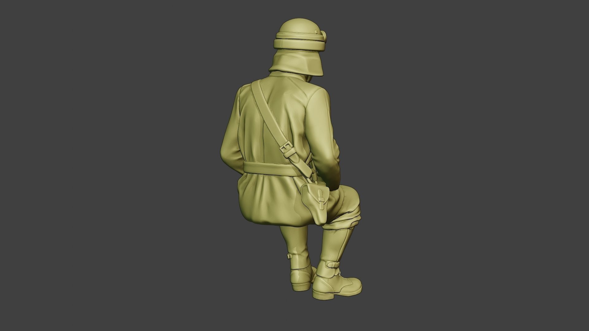 Italian Tank Crew Unit ww2 Sit2 ITCU1 3D print model_7