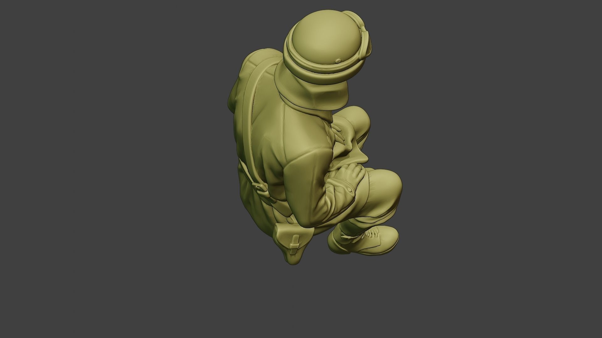 Italian Tank Crew Unit ww2 Sit2 ITCU1 3D print model_23