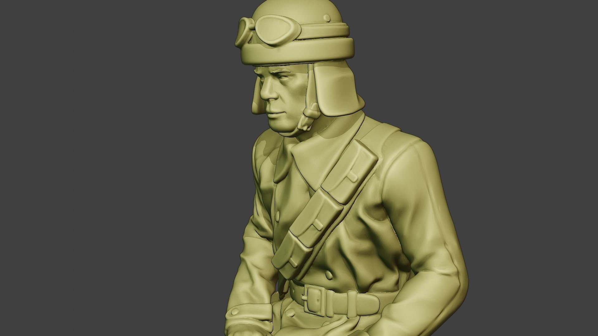 Italian Tank Crew Unit ww2 Sit2 ITCU1 3D print model_18