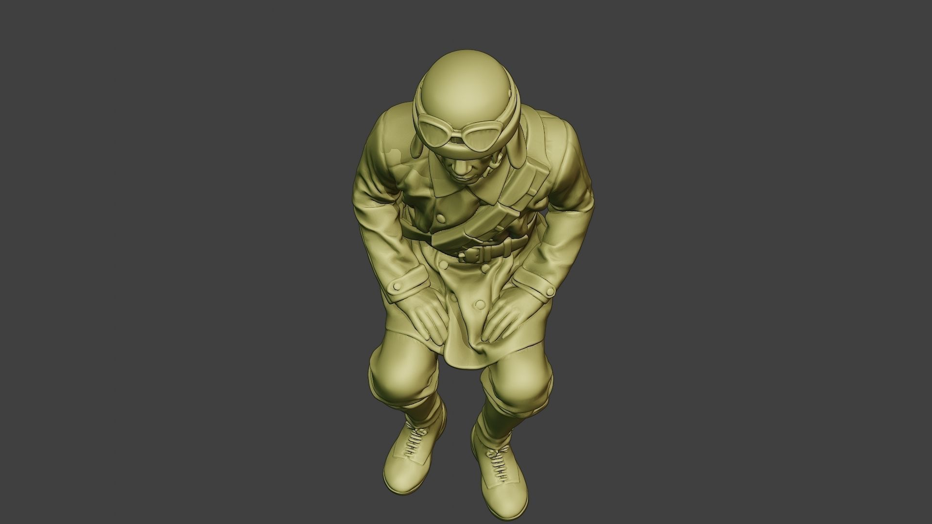 Italian Tank Crew Unit ww2 Sit2 ITCU1 3D print model_14